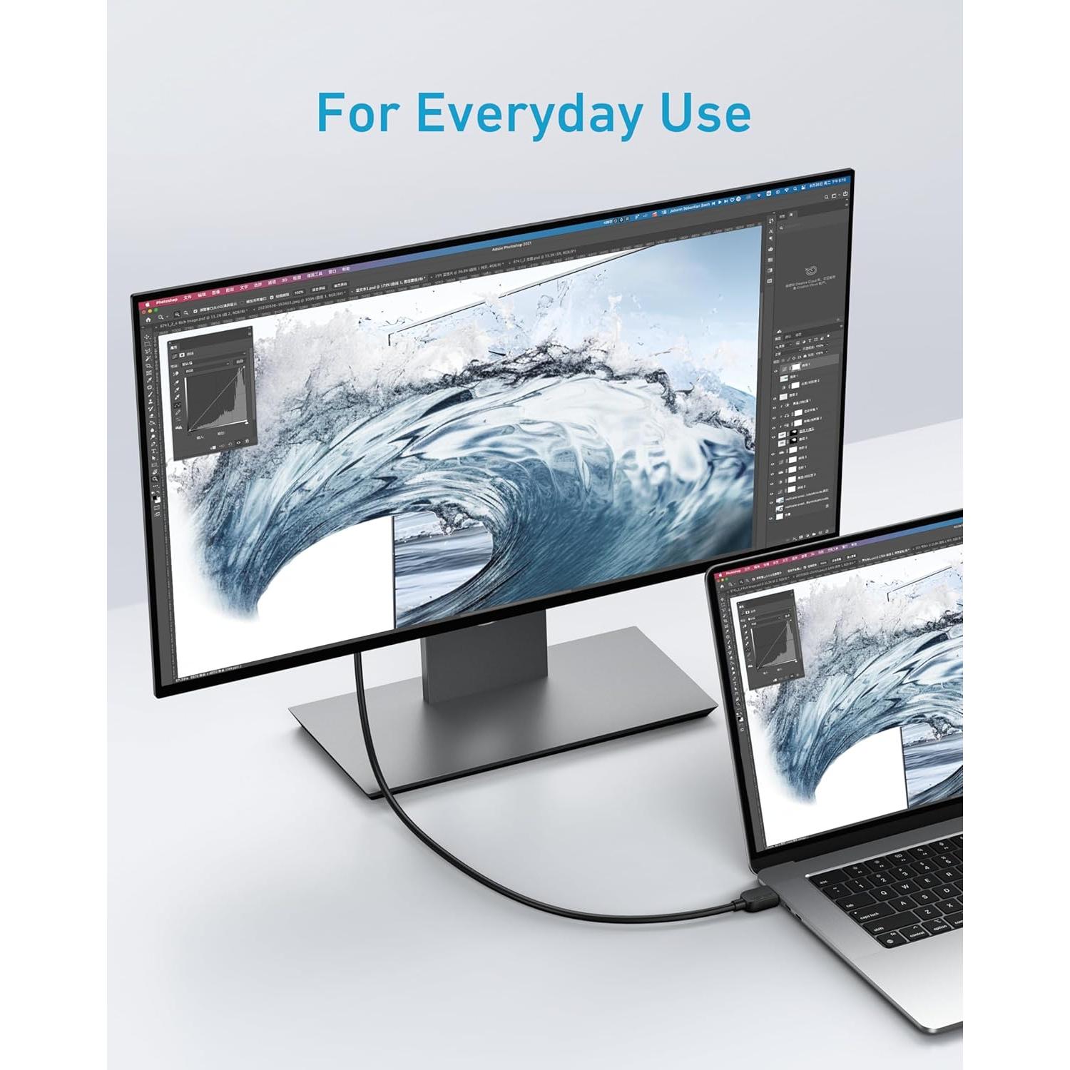 Cable HDMI Anker 8K 60Hz 1.83m Ultra Alta Velocidad