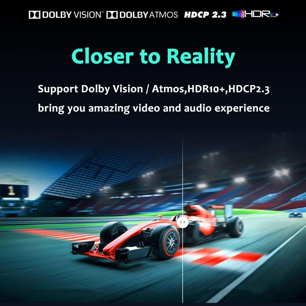 Interruptor HDMI 8K SkycropHD 4 en 1 Automático 48Gbps