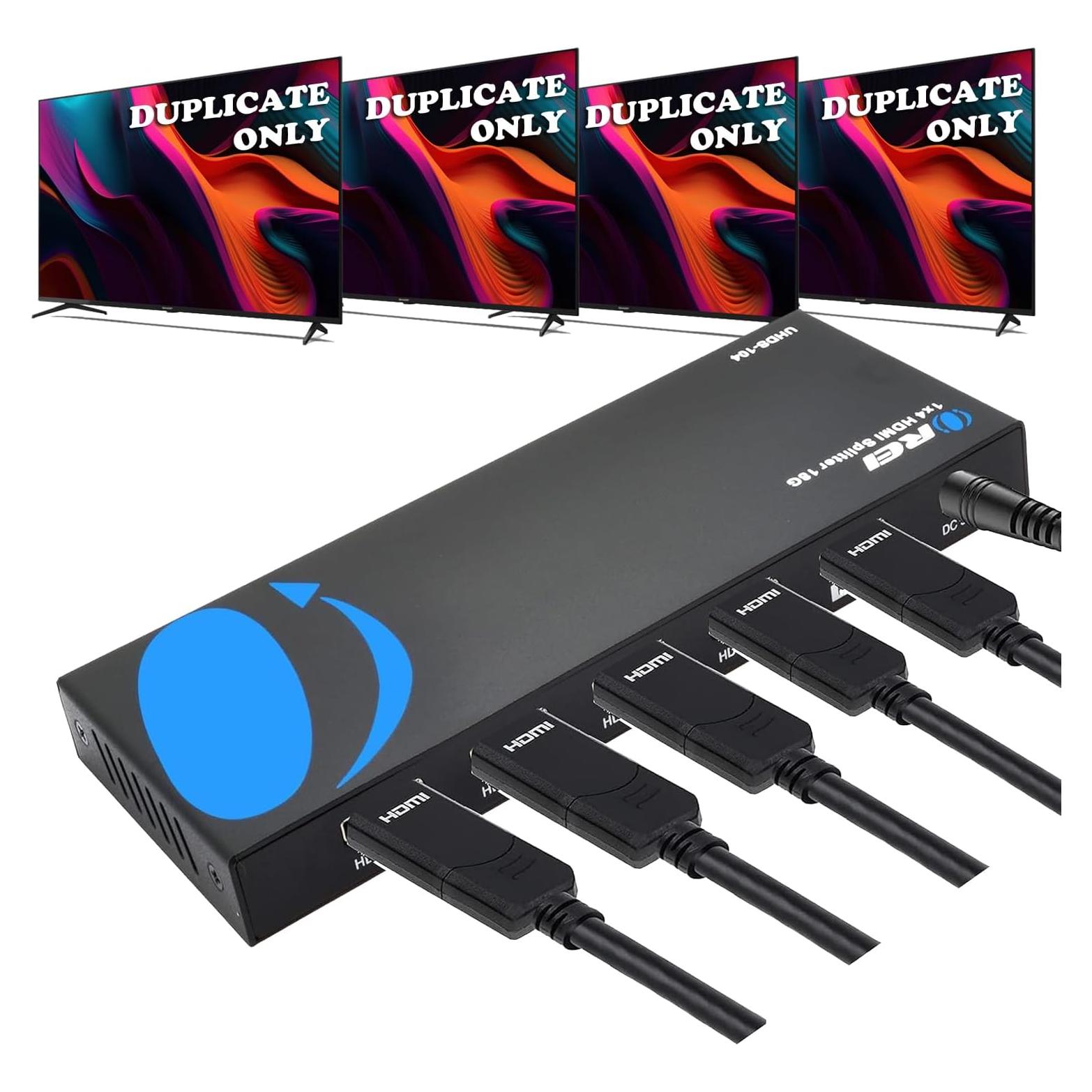 Divisor HDMI 1x4 OREI UHDS-104 4K 60Hz 18Gbps EDID