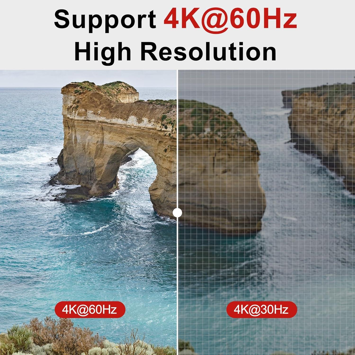 Interruptor KVM Unitek 2 Monitores 4K HDMI/DisplayPort USB 3.0