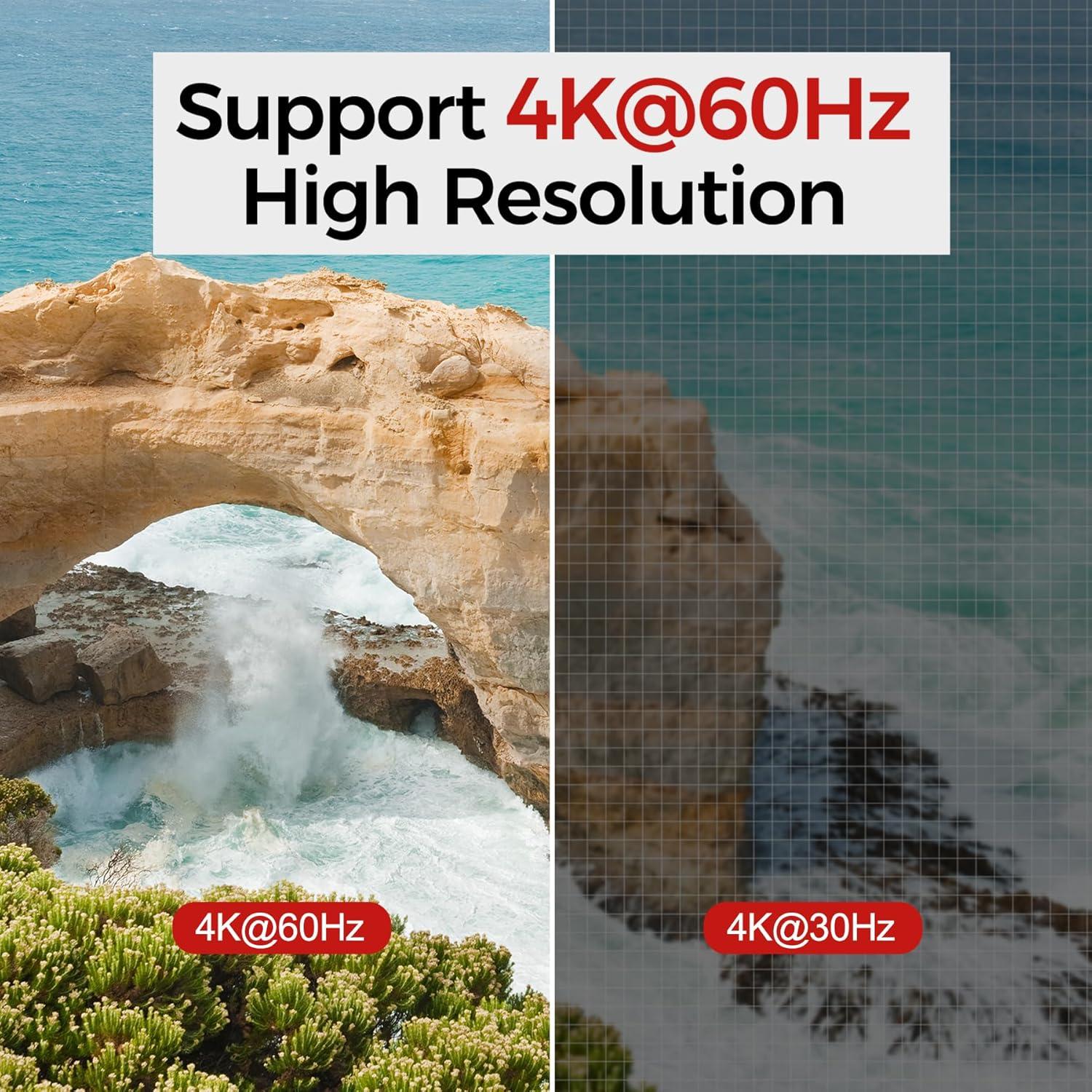 Interruptor KVM HDMI Unitek SJW-KM201B 4K 60Hz 2 PCs 4 USB 3.0