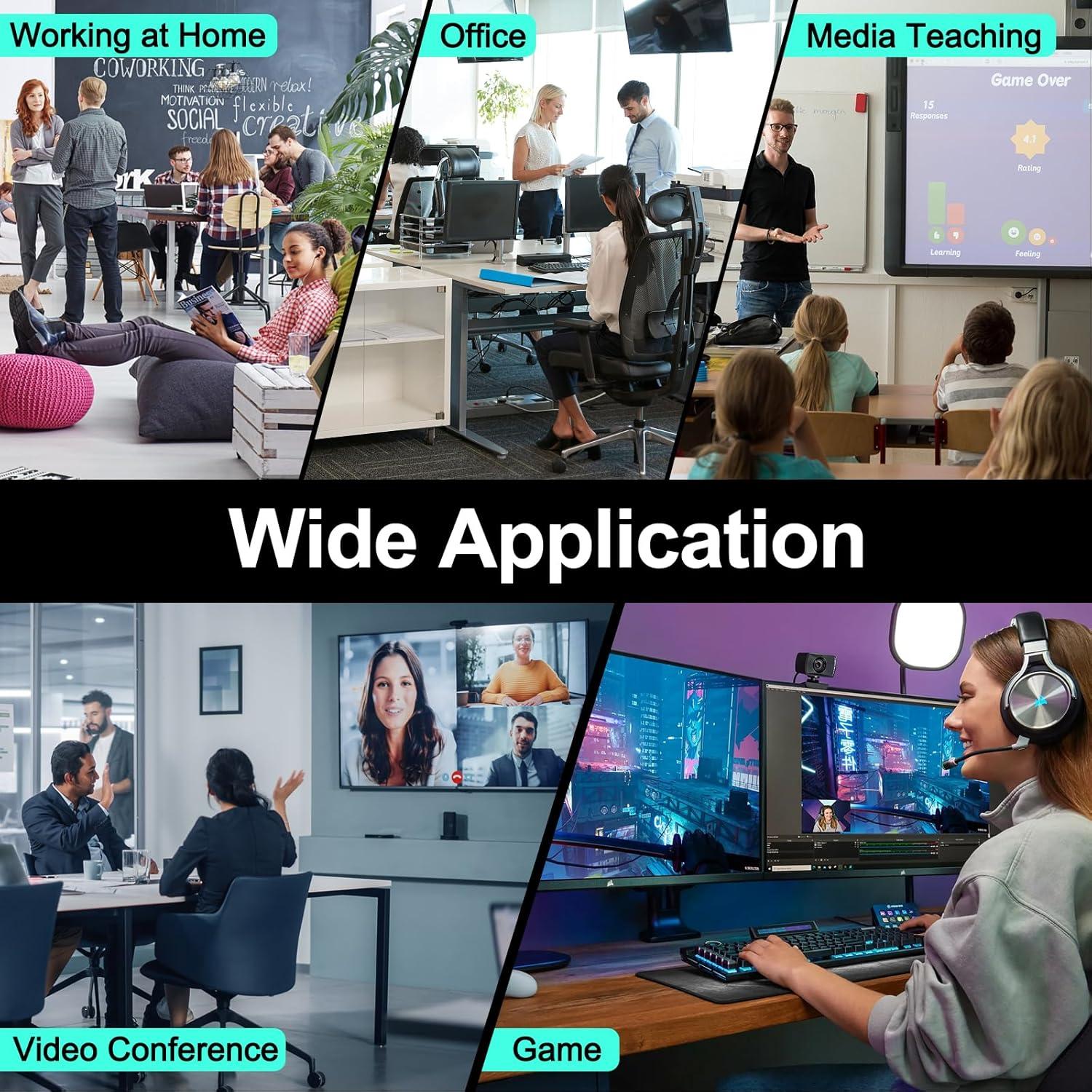 Conmutador KVM Doble Monitor 8K 60Hz AOOCOO HDMI USB 3.0