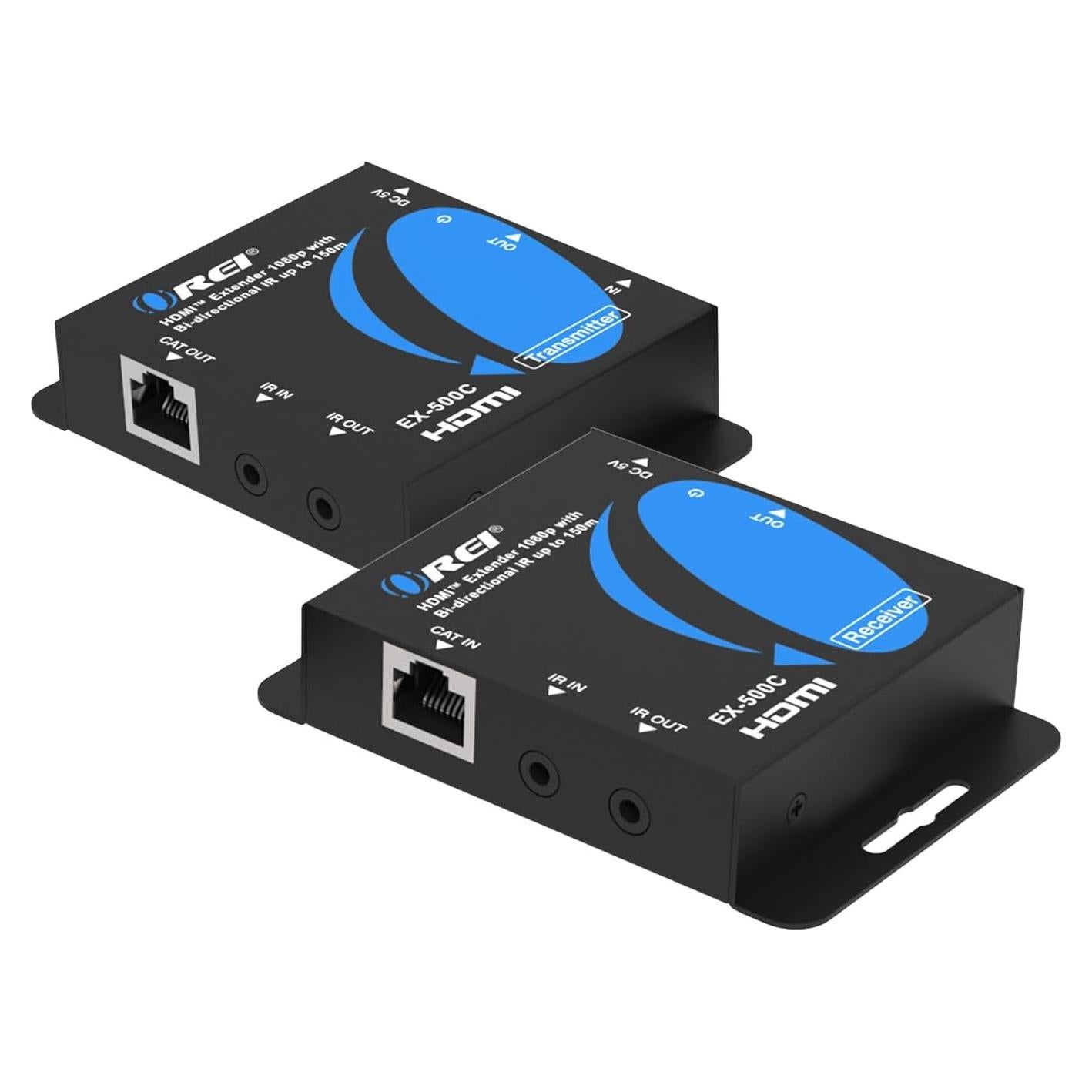 Extensor HDMI sobre Ethernet OREI HDA-102IR 150m 1080p