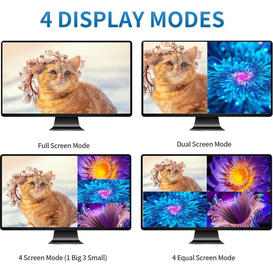 Conmutador HDMI 4x1 Arvitek 4K@30Hz con Control Remoto