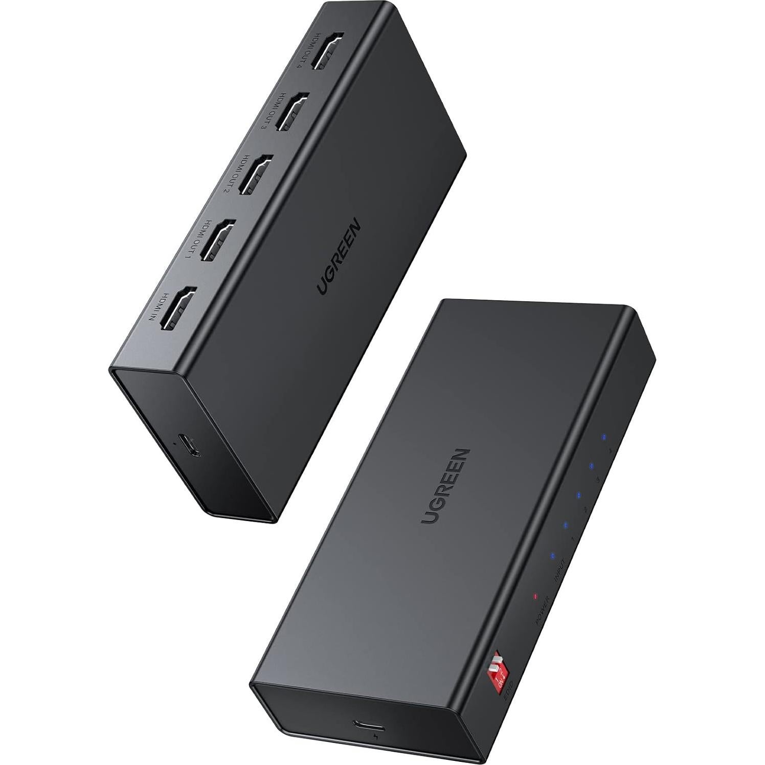 Divisor HDMI 1 en 4 UGREEN 4K@60Hz 18Gbps EDID HDCP