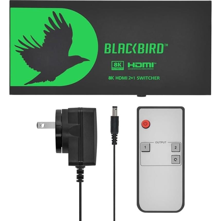 Conmutador HDMI 2x1 Monoprice Blackbird 8K 60Hz 4K 120Hz