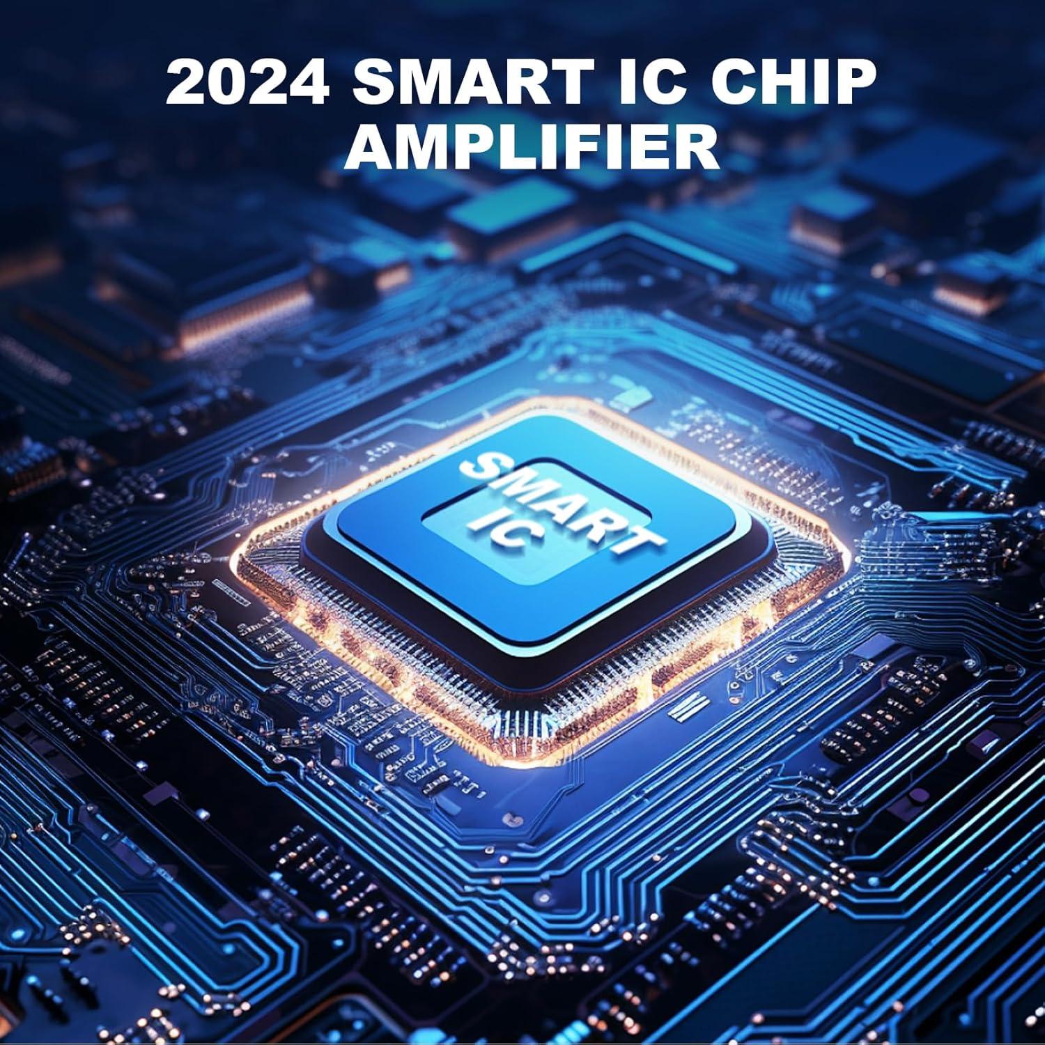 Antena de TV Interior DAANT 4K 1080p con Amplificador 0.28kg