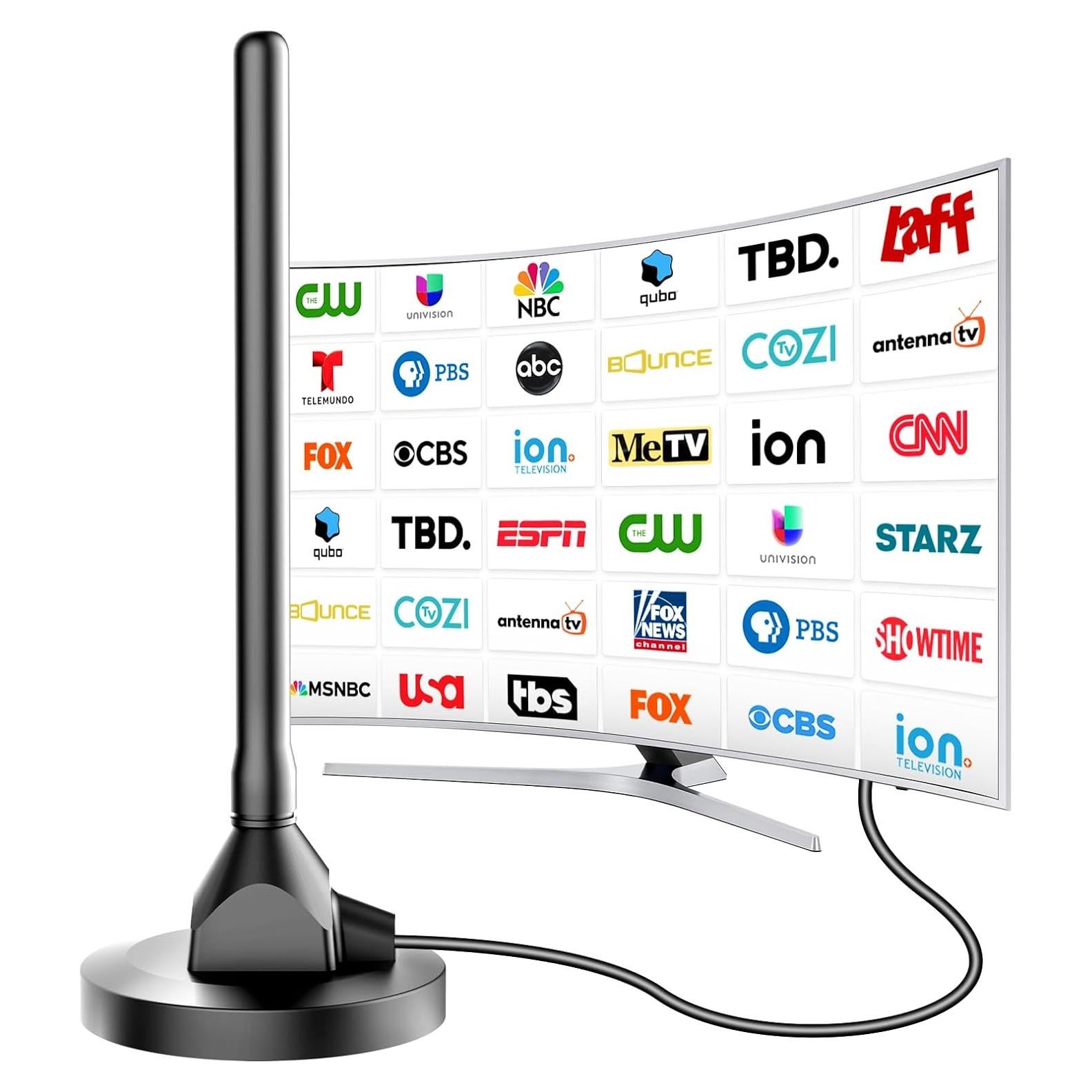 Antena de TV Digital Interior DTVSMARTSHOW 2025 4K 1080p