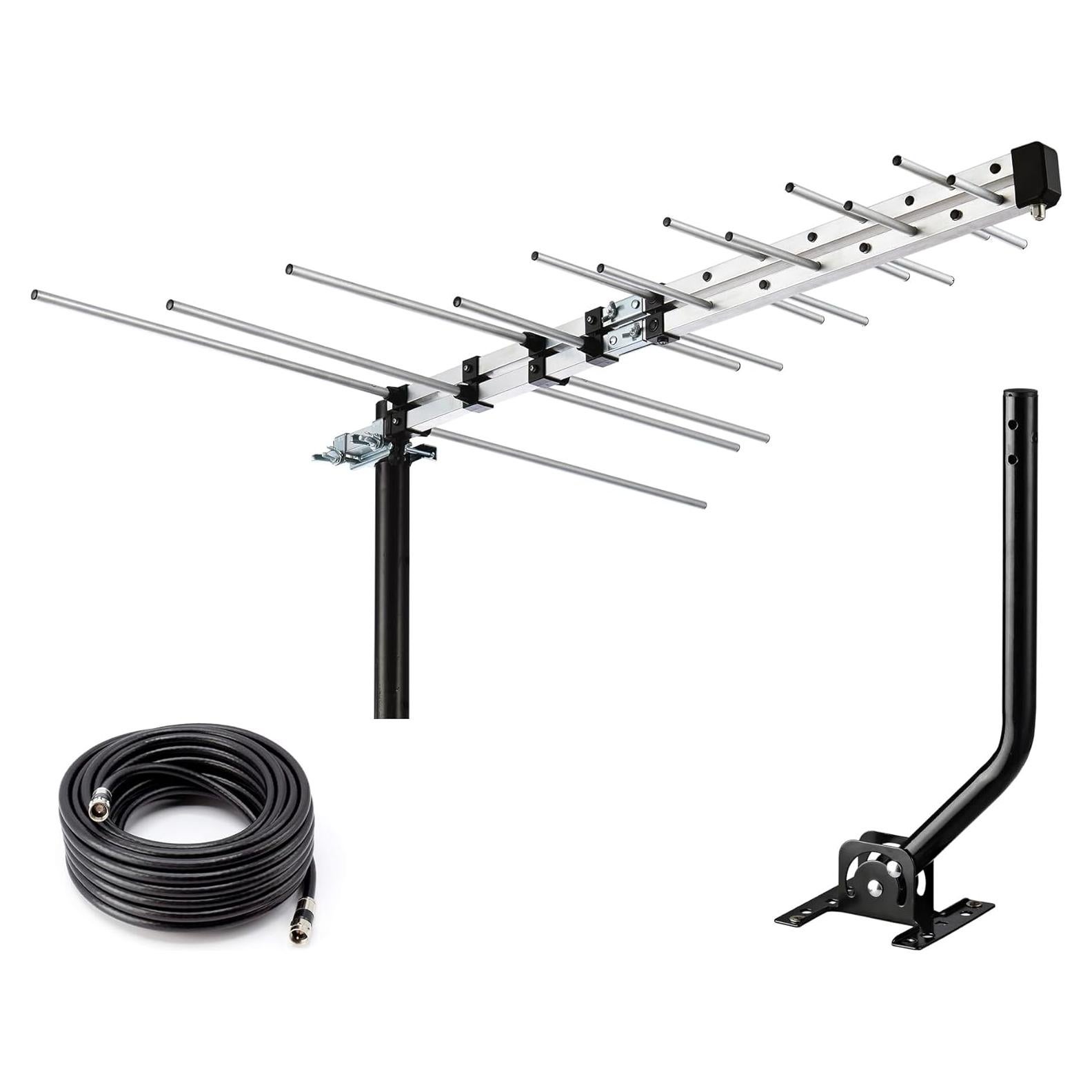Antena Yagi HD CeKay para Exterior - Recepción UHF/VHF 4K