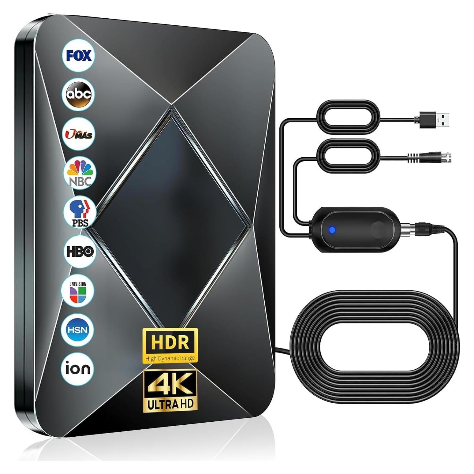 Antena de TV Digital Amplificada Lachogale AN-3019B 2700 km