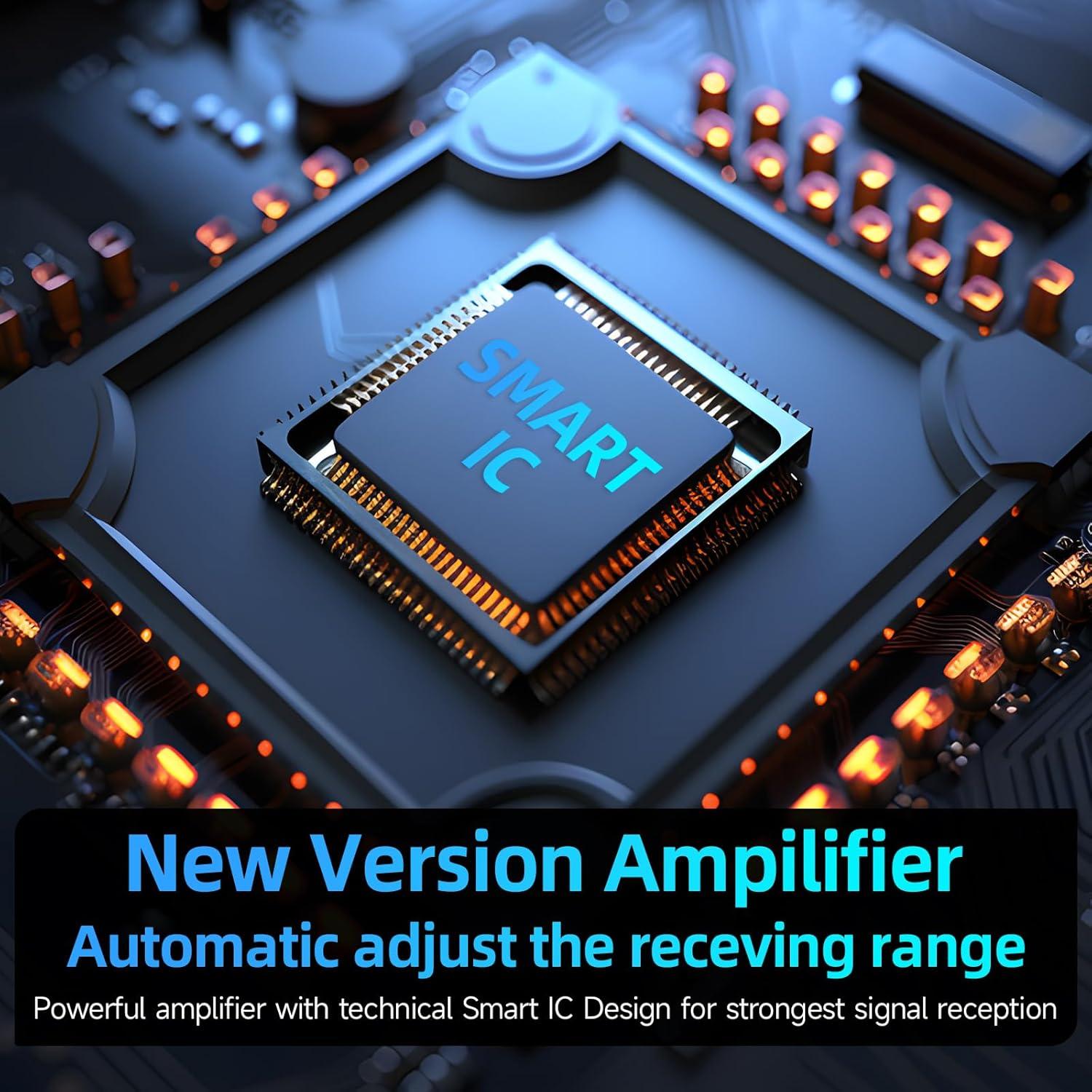 Antena de TV Digital Amplificada Lachogale AN-3019B 2700 km