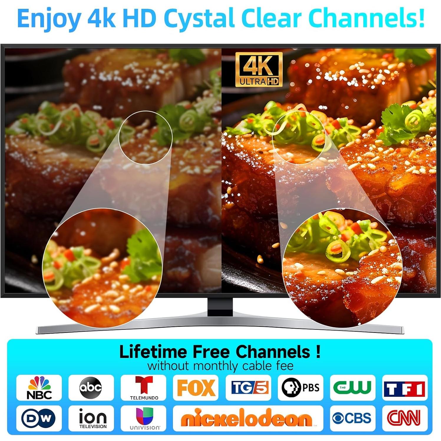 Antena de TV Digital Amplificada Lachogale AN-3019B 2700 km