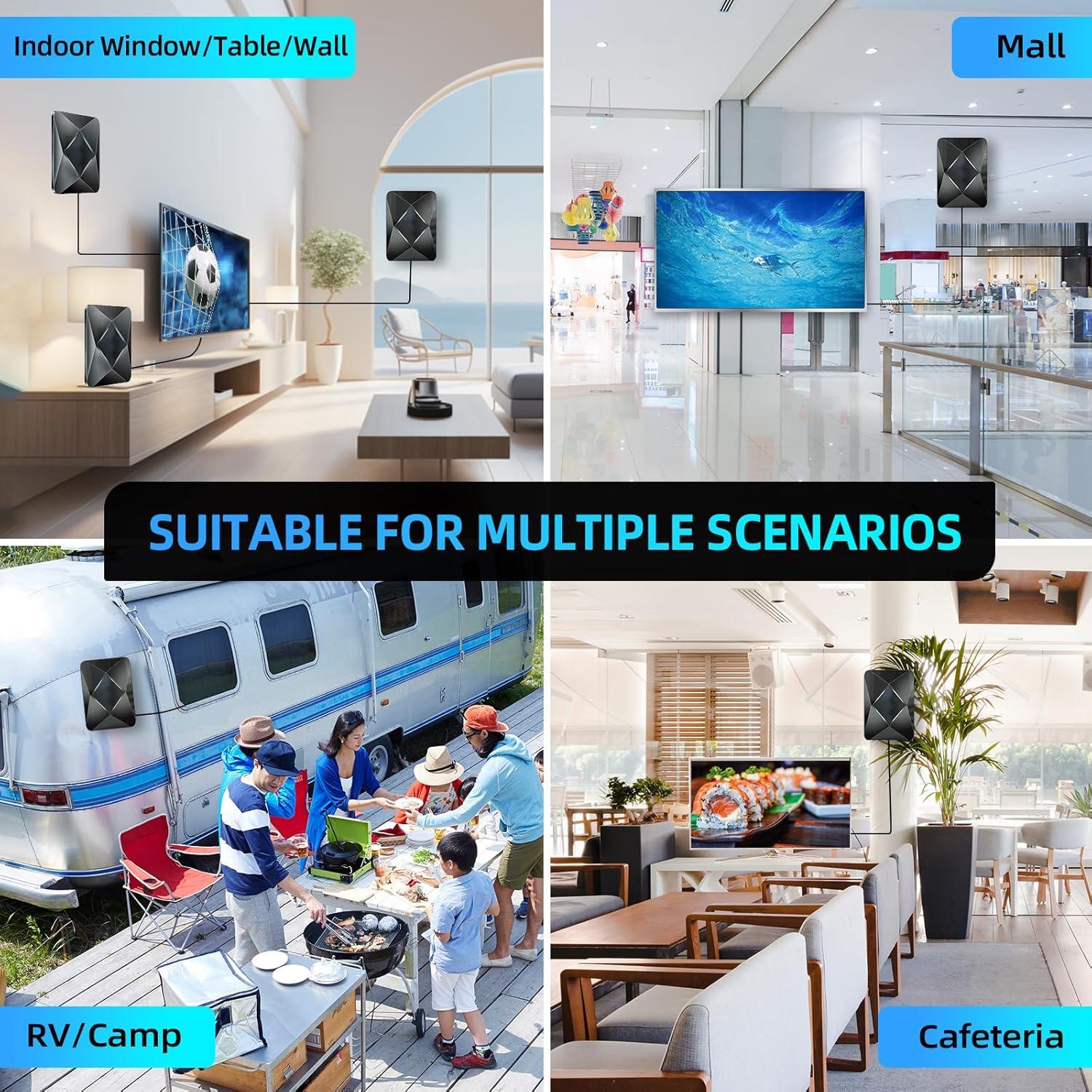 Antena de TV Digital Amplificada Lachogale AN-3019B 2700 km