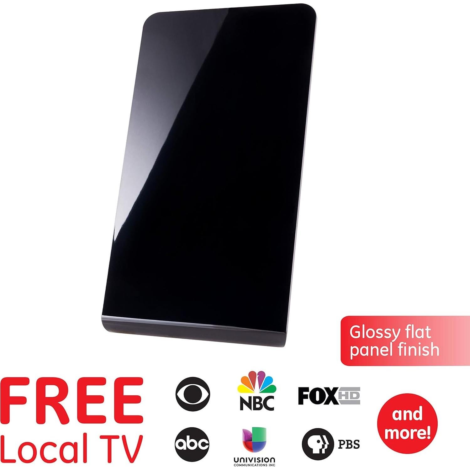 Antena Digital GE 33681 HD Interior 4K 1080p VHF UHF 64.37 km