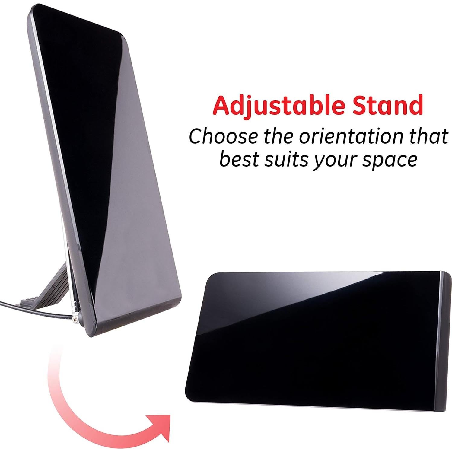 Antena Digital GE 33681 HD Interior 4K 1080p VHF UHF 64.37 km