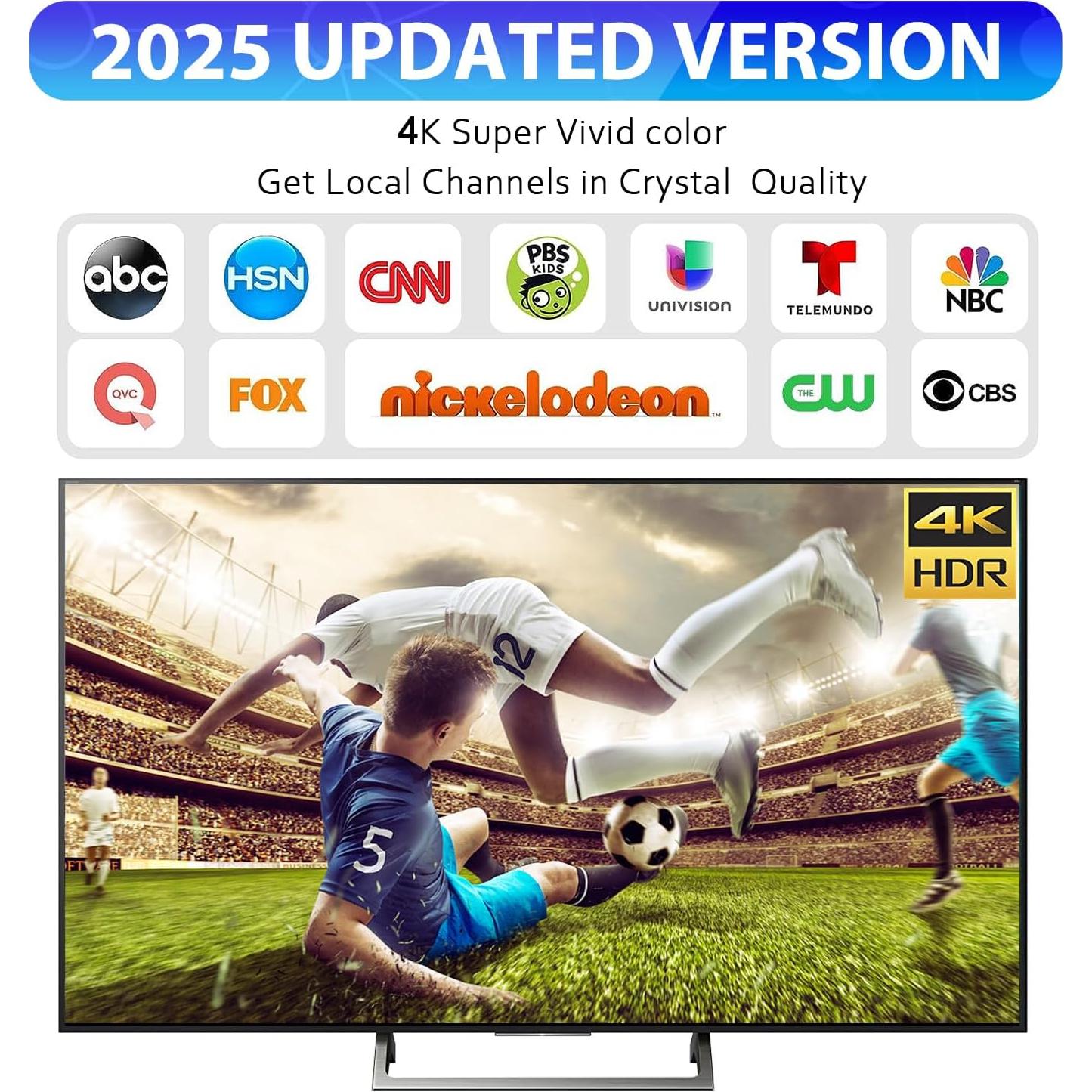 Antena de TV Exterior Digital Amplificada DTB TECH TV084-2 360°