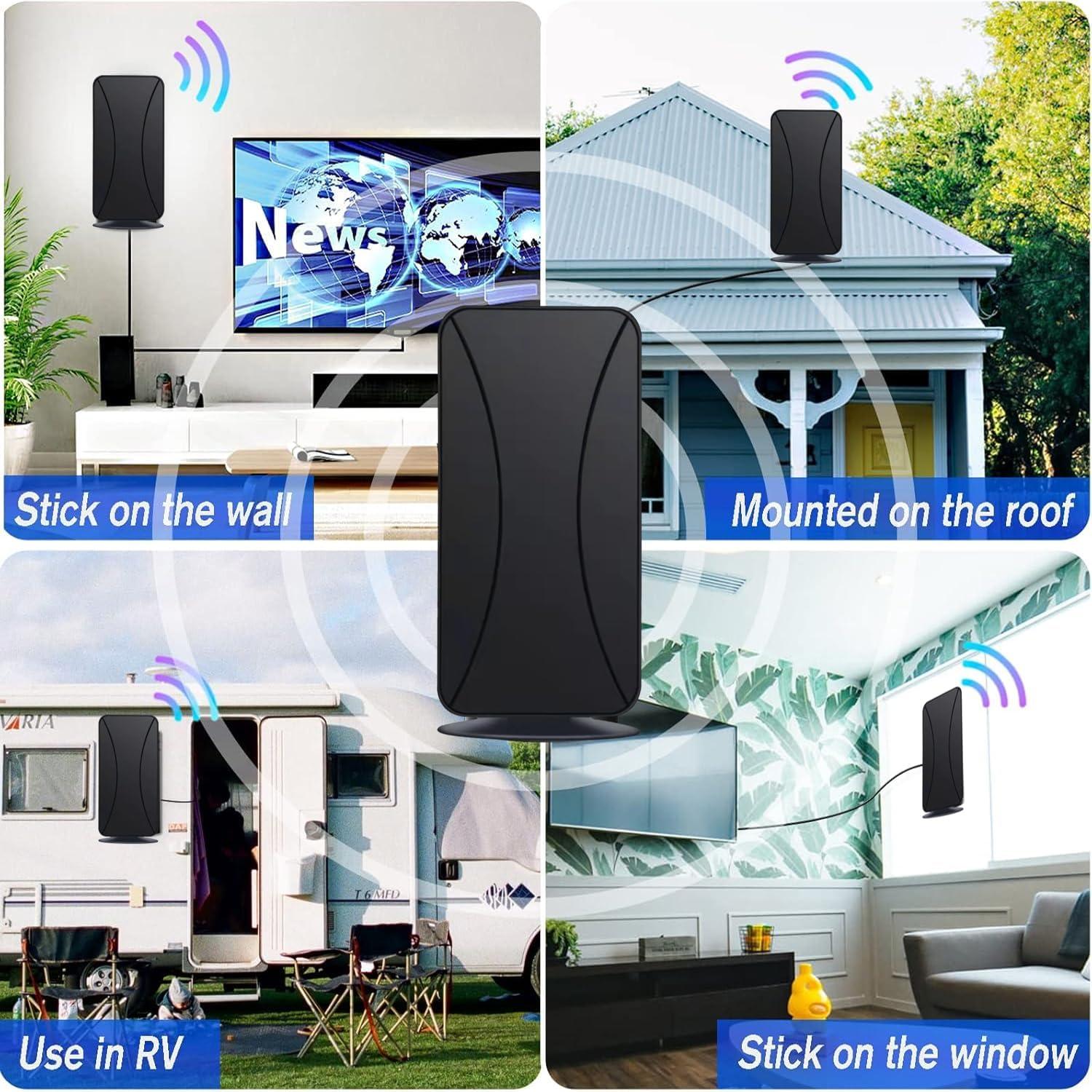 Antena de TV Digital Autotreasure 999+ Millas 4K HD