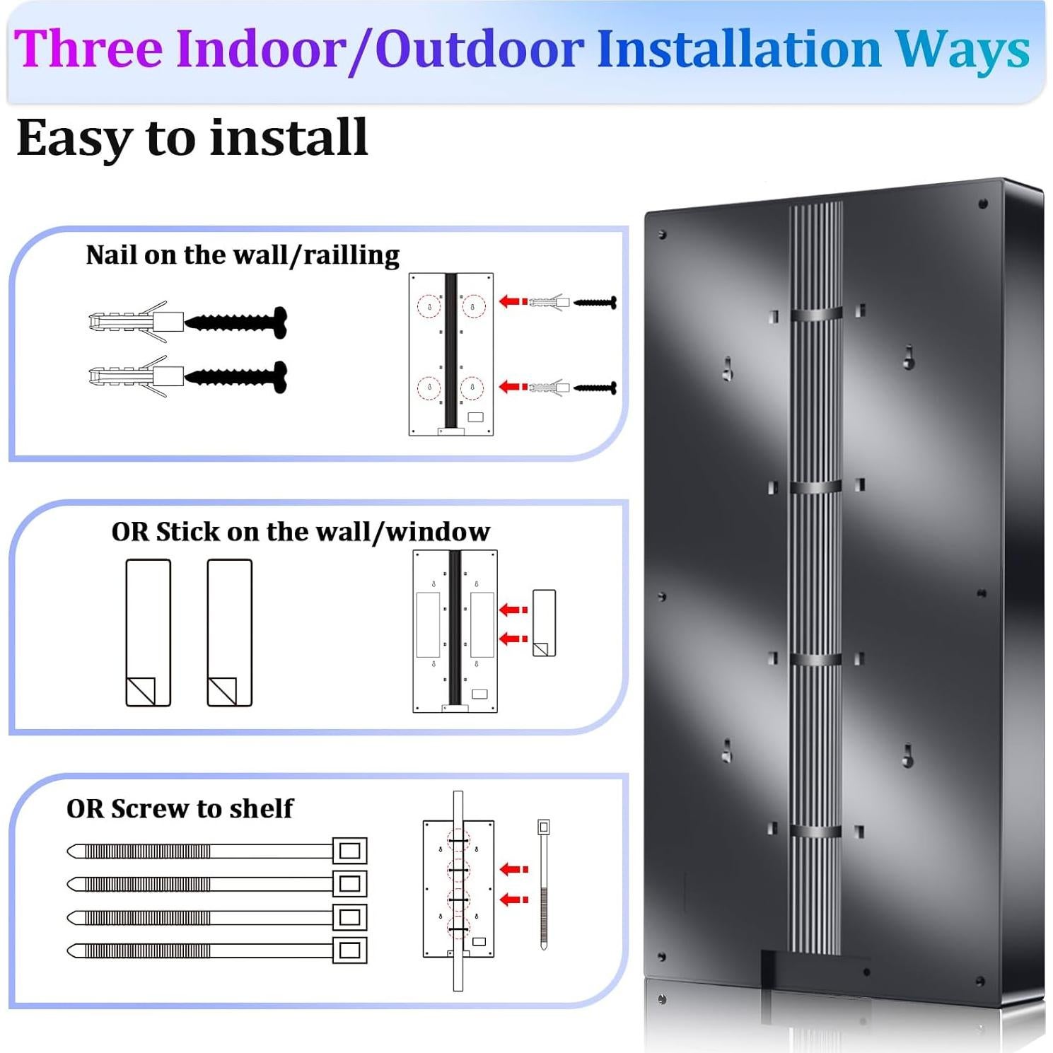 Antena de TV Interior PEAWI 2025, Rango 5632 km, Soporta 8K