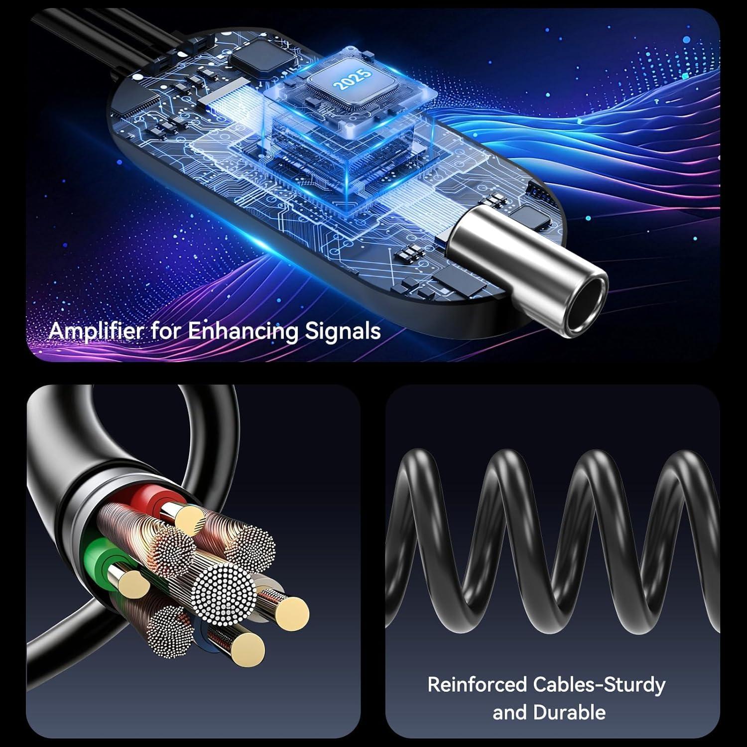 Antena Digital HD Qboy AN-3028 para Smart TV 4K 2700+ km