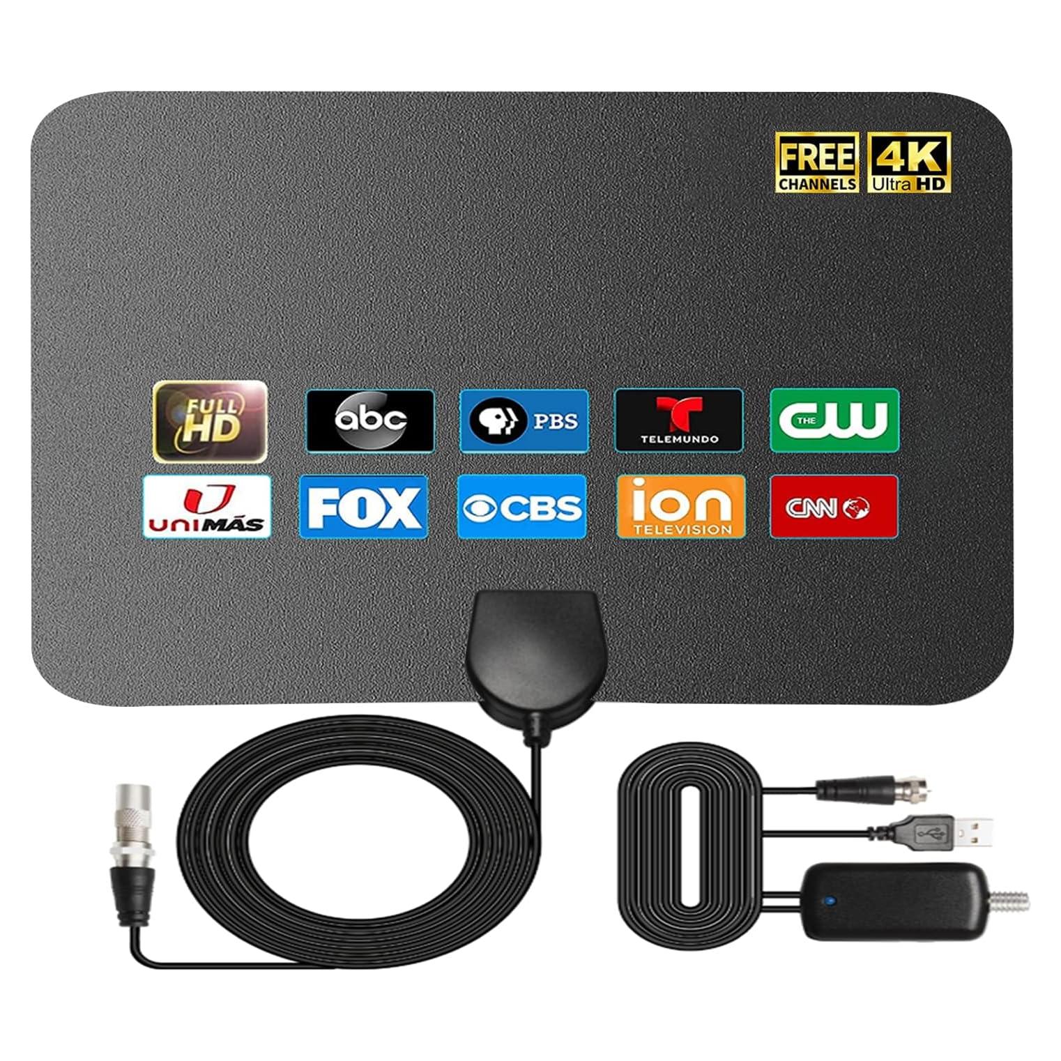 Antena Digital RUPA HDTV Ultra Fina 4K 1080P 1609 km