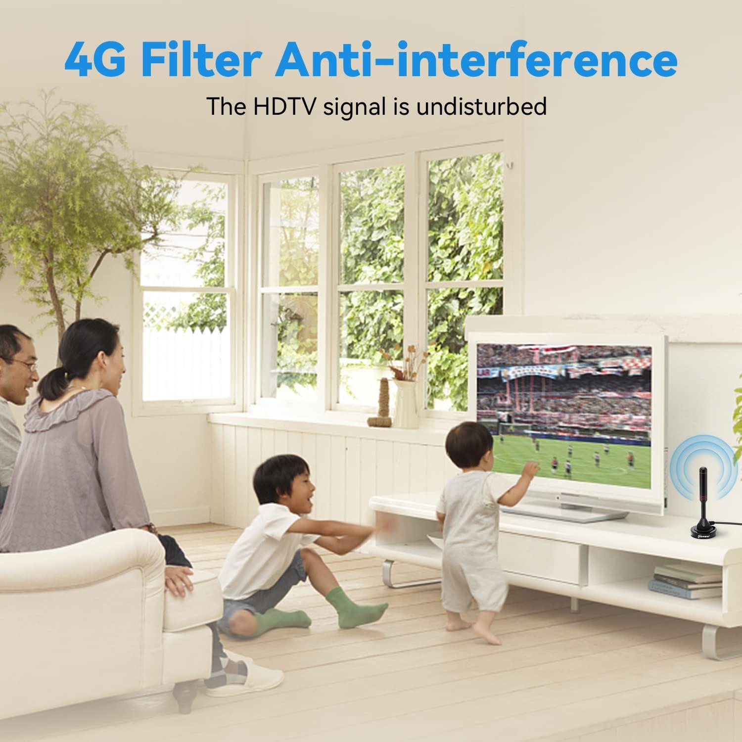 Antena de TV Digital Chaowei DVB66 Omnidireccional 4K 1080P