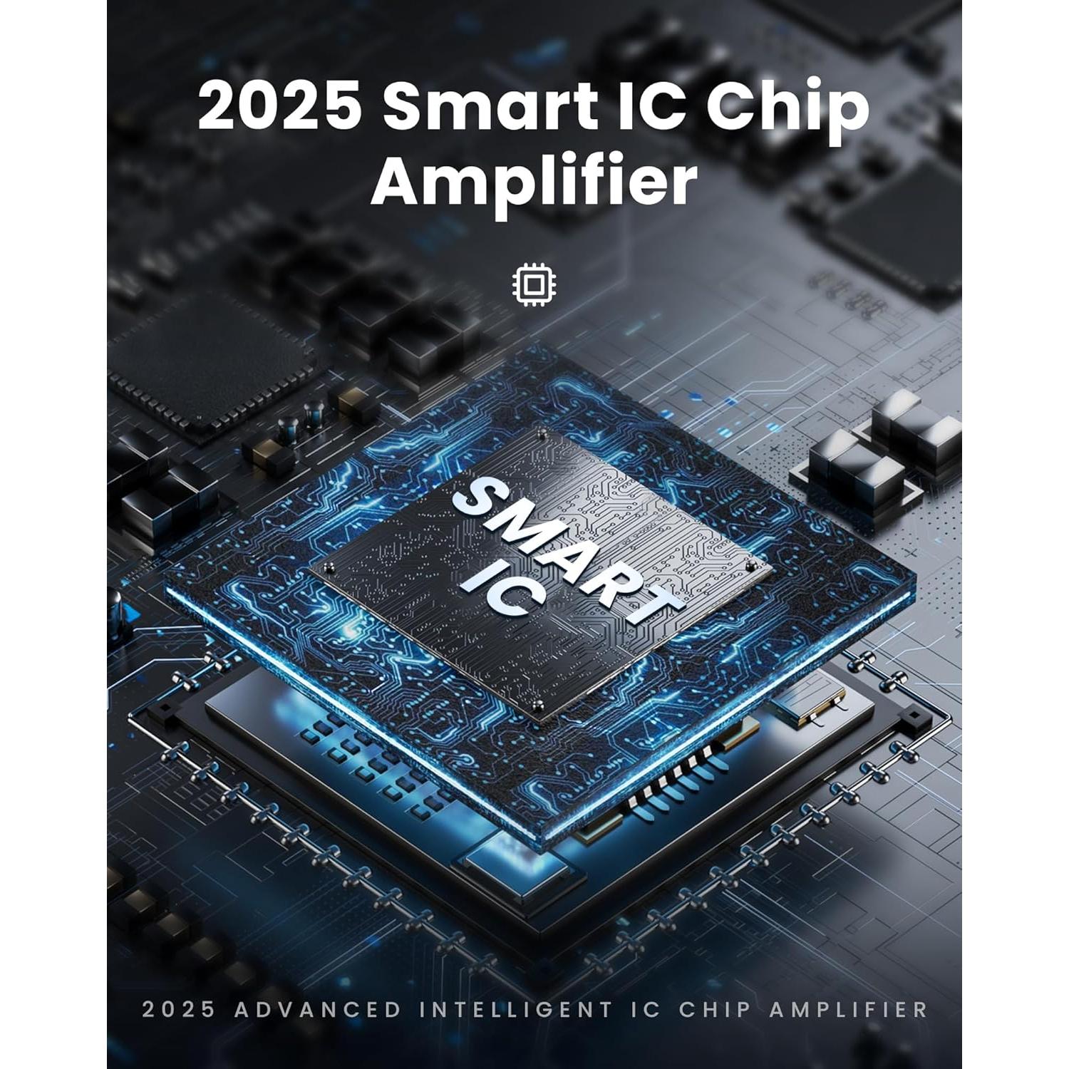 Antena de TV Interior RTKJEQQ 1000 Millas 4K 1080p Amplificada