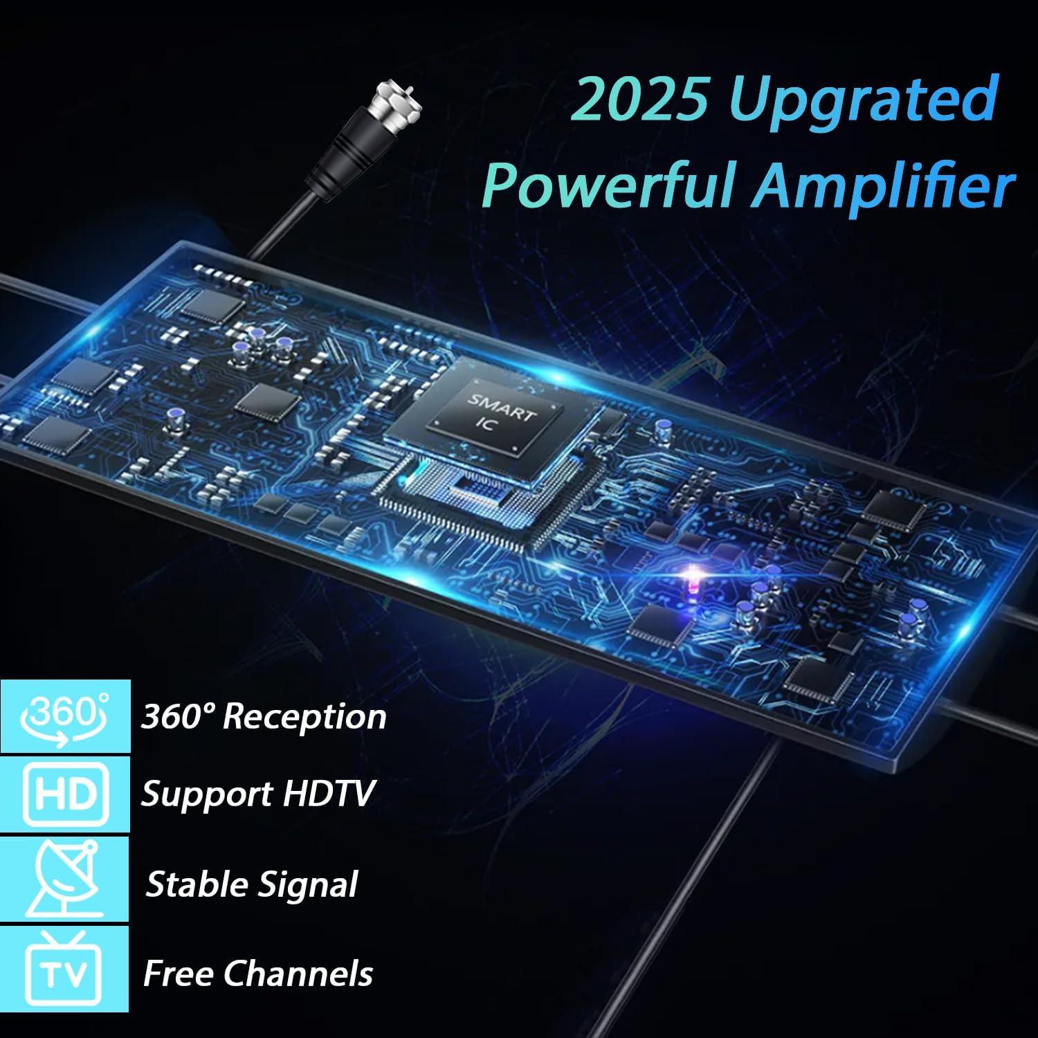 Antena de TV Digital Interior ATVFuture V011-3 4K HD 360°