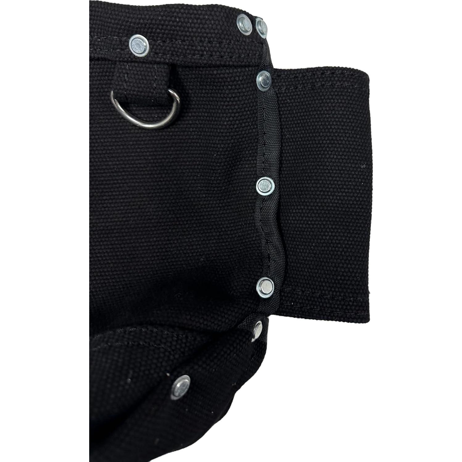 Bolsa de Herramientas Zeluga de Lona 28 oz Negra con Cierre