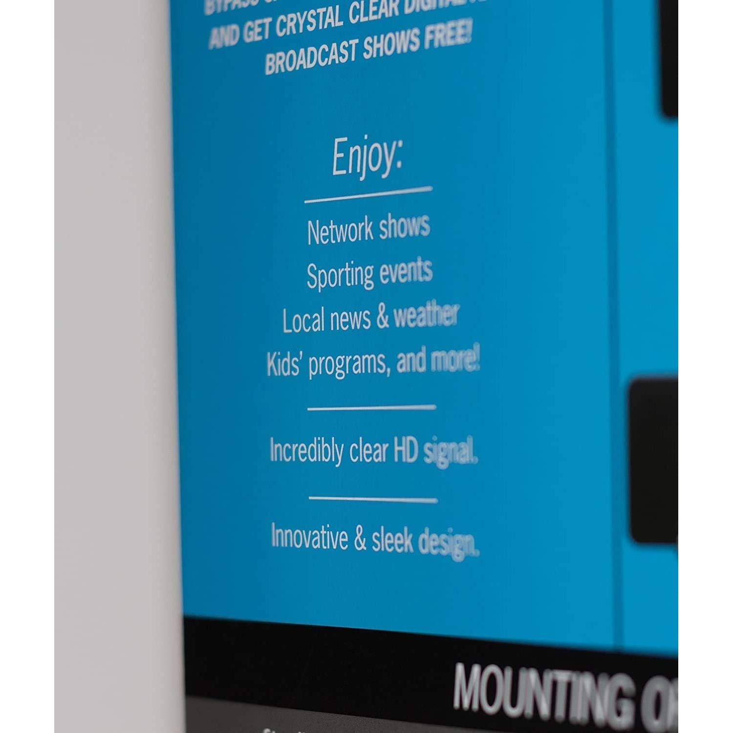 Antena Digital Interior HDTV ClearTV X-72 - HD Sin Compresión