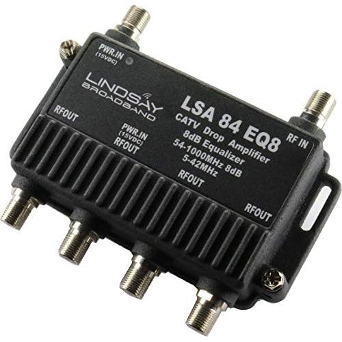 Amplificador de señal TV 4 puertos Lindsay LSA84-EQ8