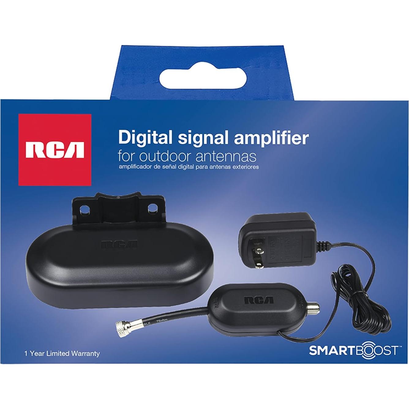 Amplificador de Señal Digital RCA AMP2450E para Antenas Exteriores