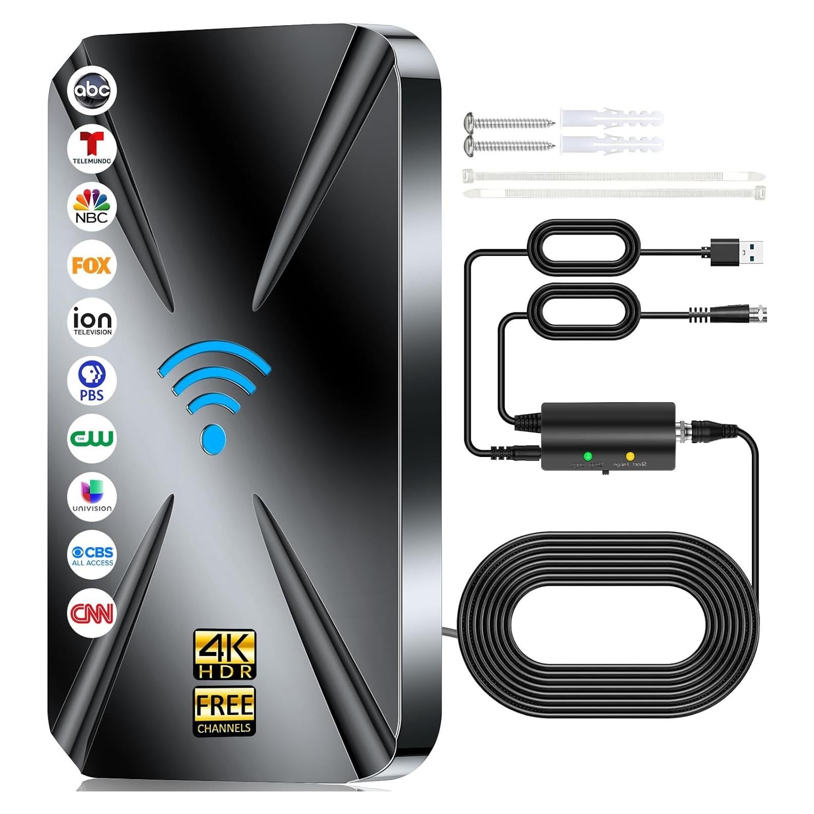 Antena de TV Interior NewFoot HD018 Mejorada 2025