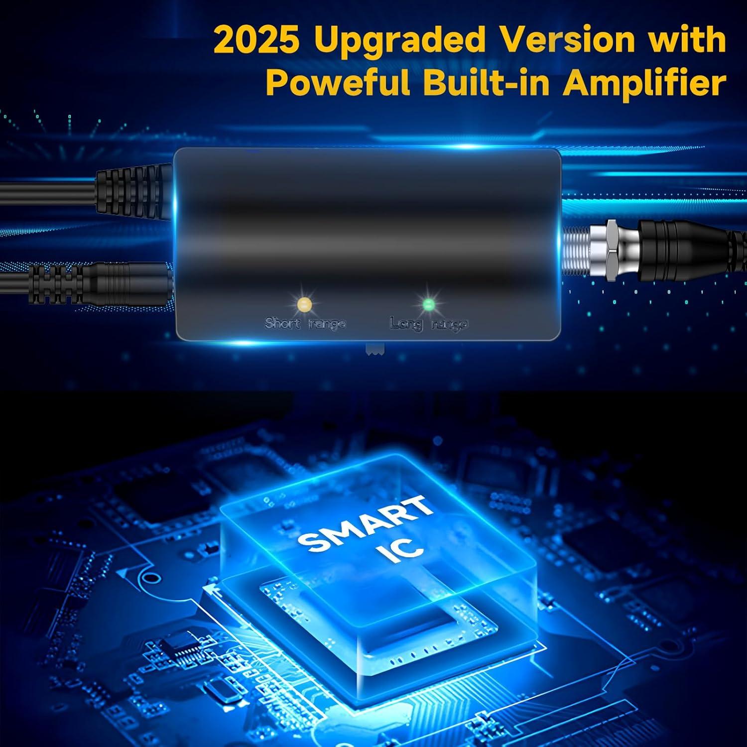 Antena de TV Interior NewFoot HD018 Mejorada 2025