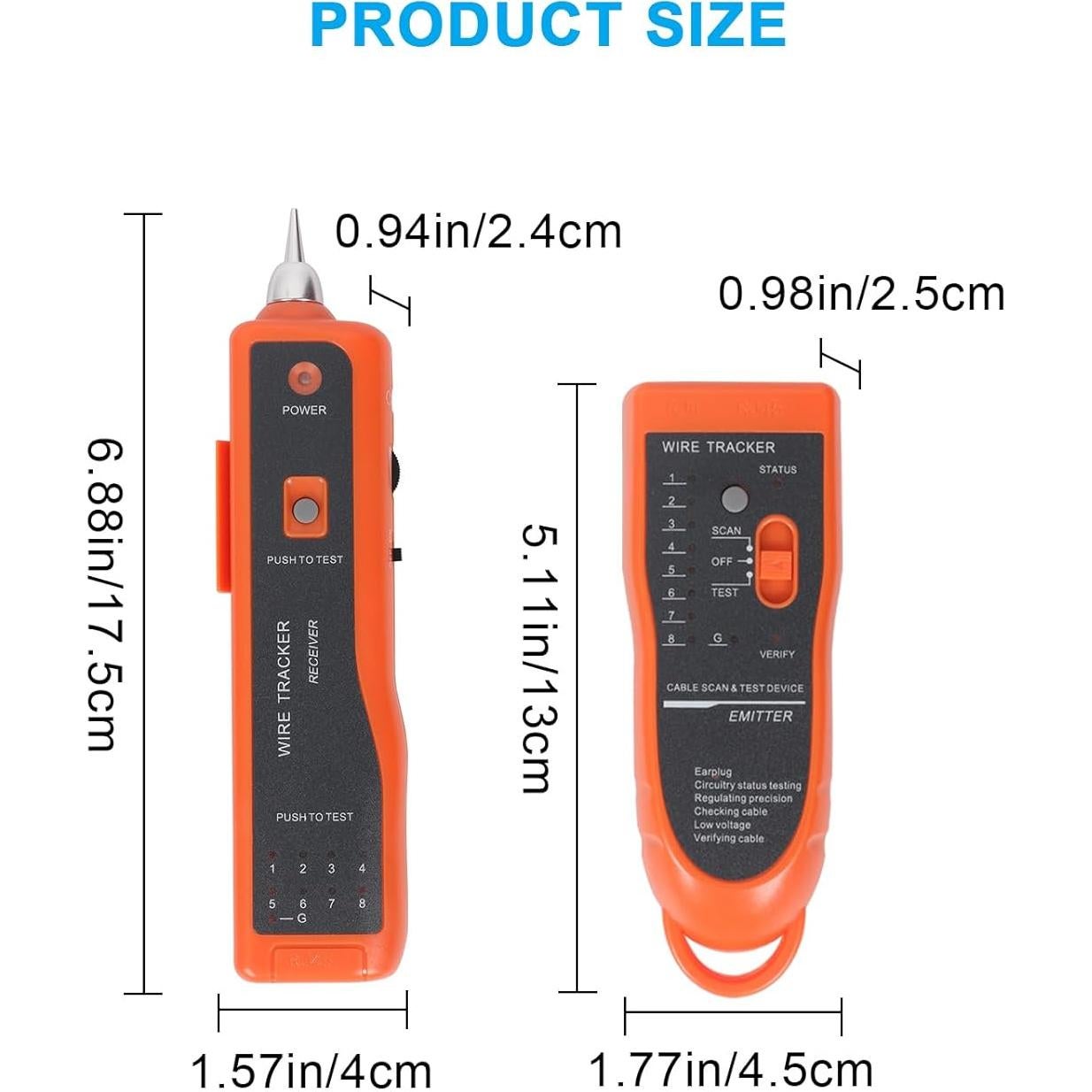 Probador de Cable de Red Goeco RJ11 RJ45 con Kit de Pelacables