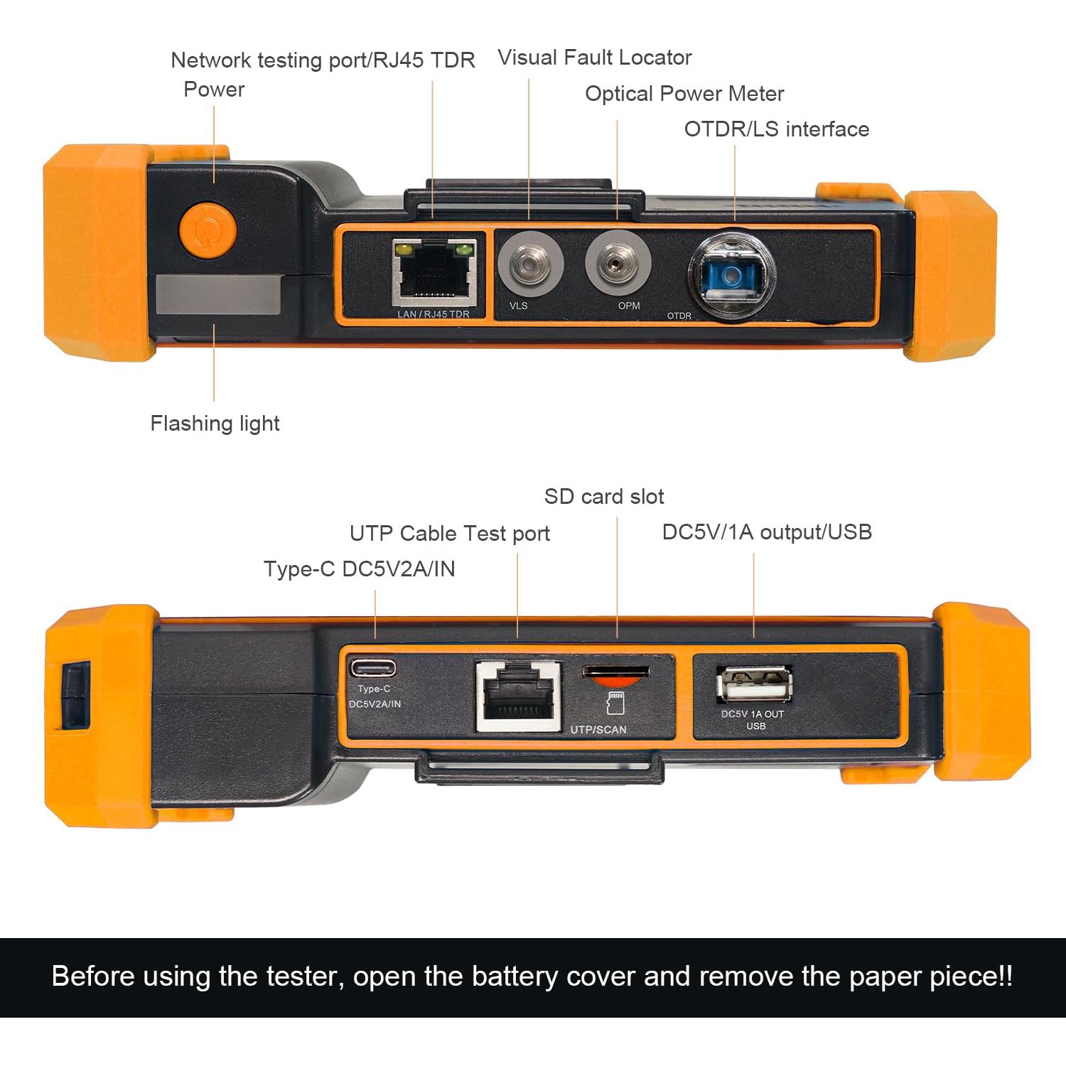 Probador de Fibra Óptica OTDR WANLUTECH MOT-51 1310/1550nm