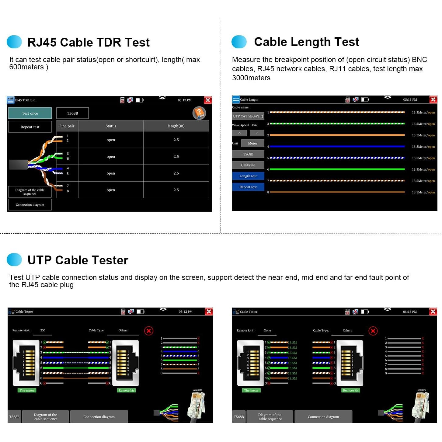 Probador de Fibra Óptica OTDR WANLUTECH MOT-51 1310/1550nm