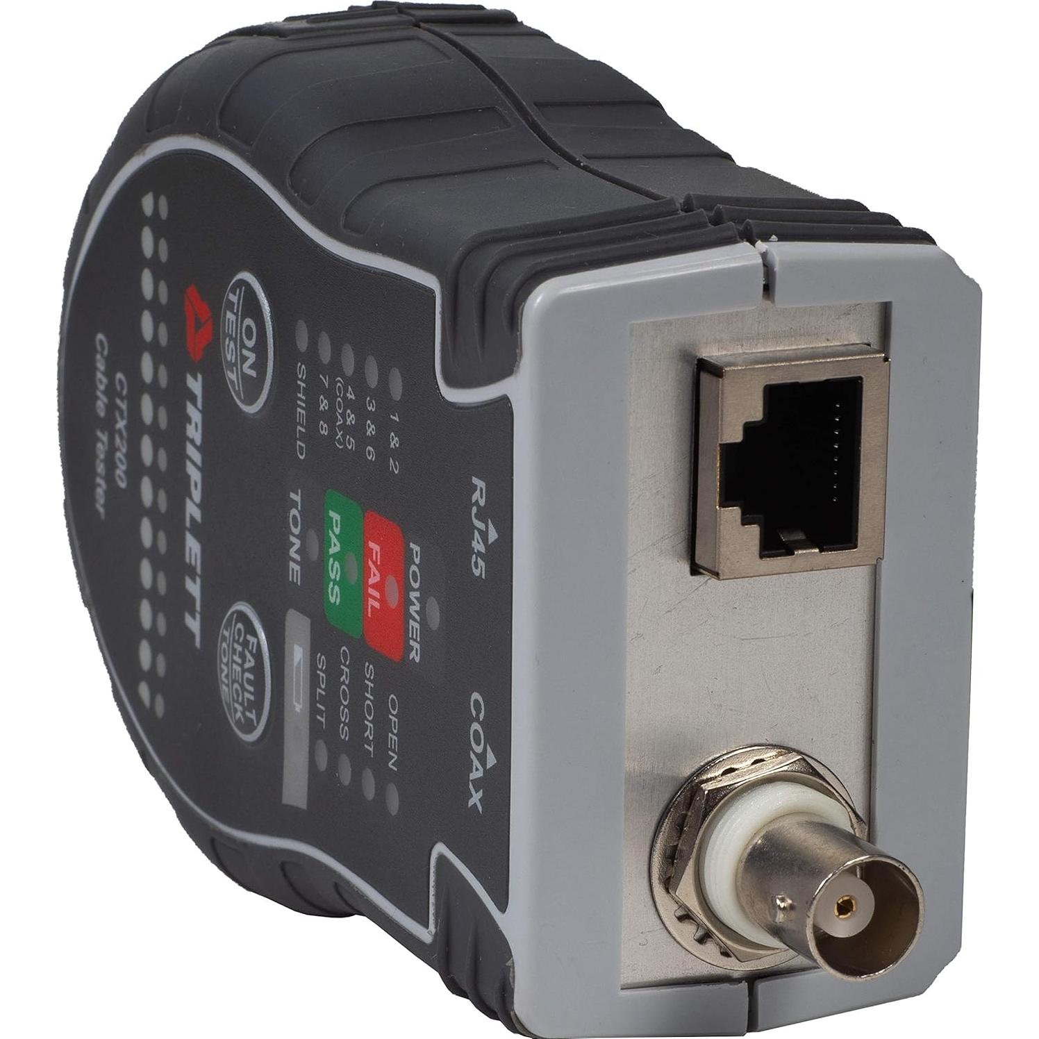 Probador de LAN Triplett CTX200 para RJ45 y Coaxiales