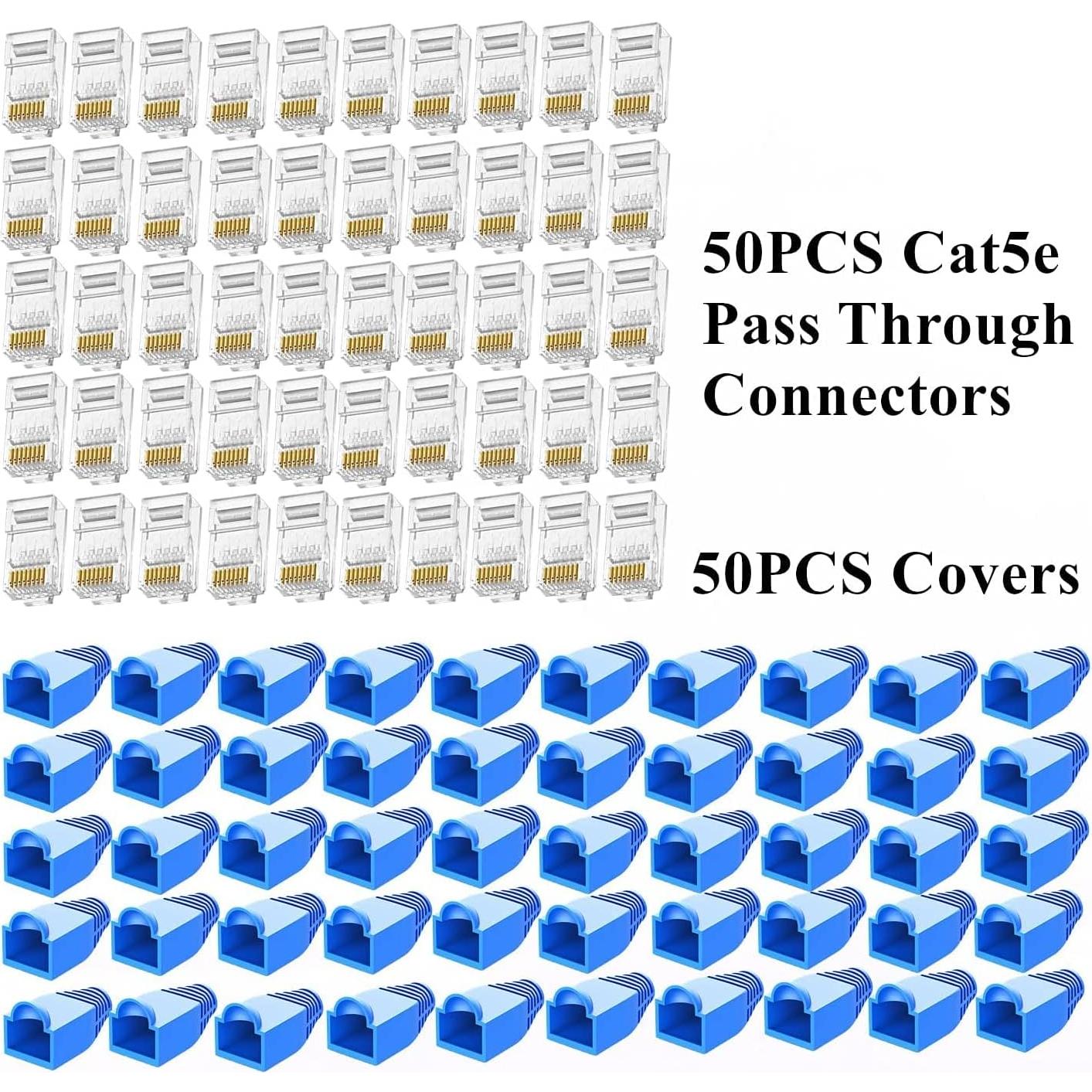 Kit de Crimpado RJ45 Gaobige Cat5e Cat6 con 50 Conectores