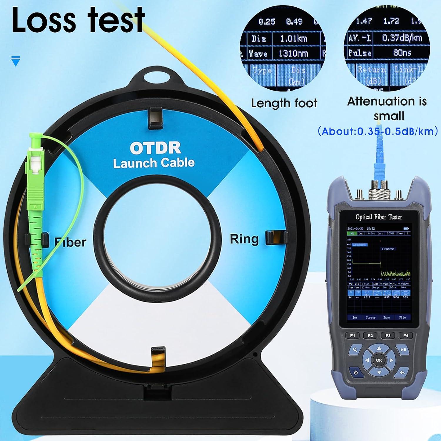 Cable de Lanzamiento OTDR BAOSHLA SCAPC-LCUPC 1000M Fibra Óptica