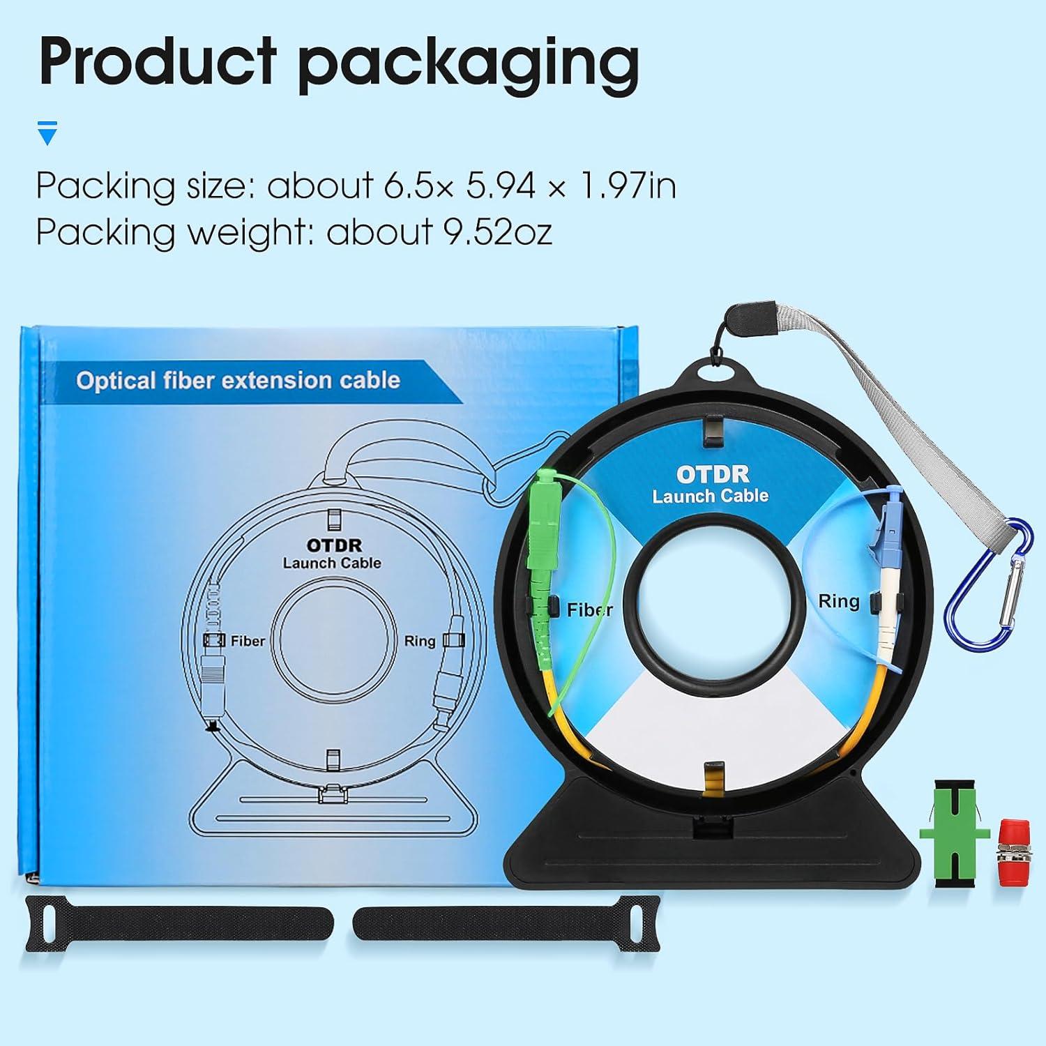 Cable de Lanzamiento OTDR BAOSHLA SCAPC-LCUPC 1000M Fibra Óptica