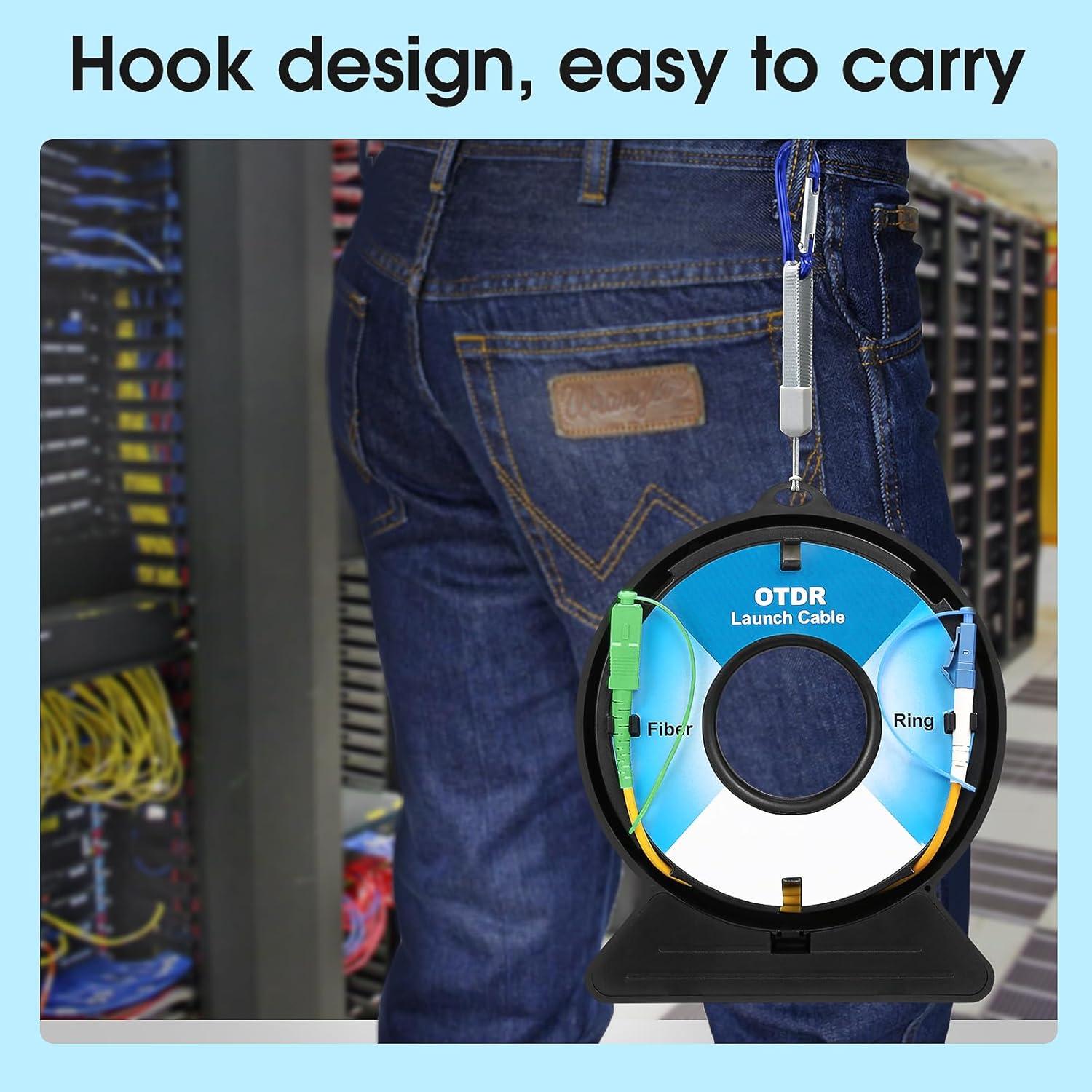 Cable de Lanzamiento OTDR BAOSHLA SCAPC-LCUPC 1000M Fibra Óptica