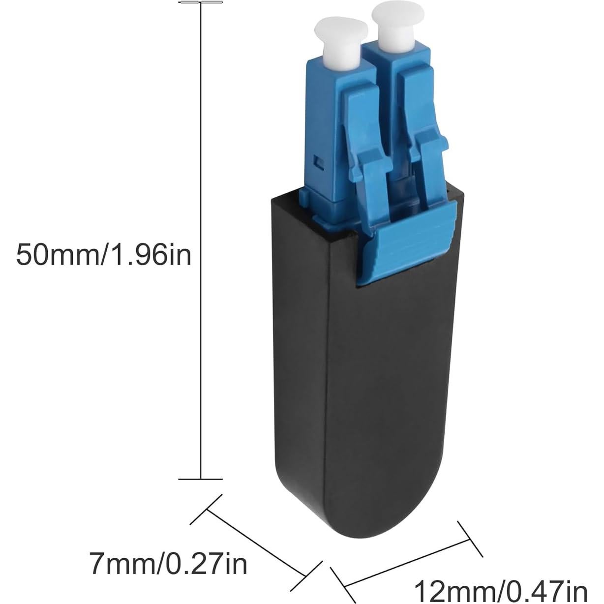 Probador de Fibra Óptica LC/UPC Dúplex Monomodo 9/125 - 2PCS