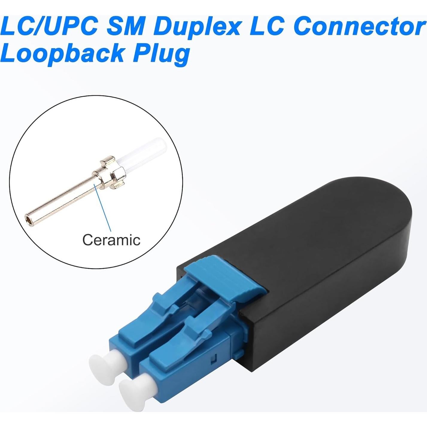 Probador de Fibra Óptica LC/UPC Dúplex Monomodo 9/125 - 2PCS
