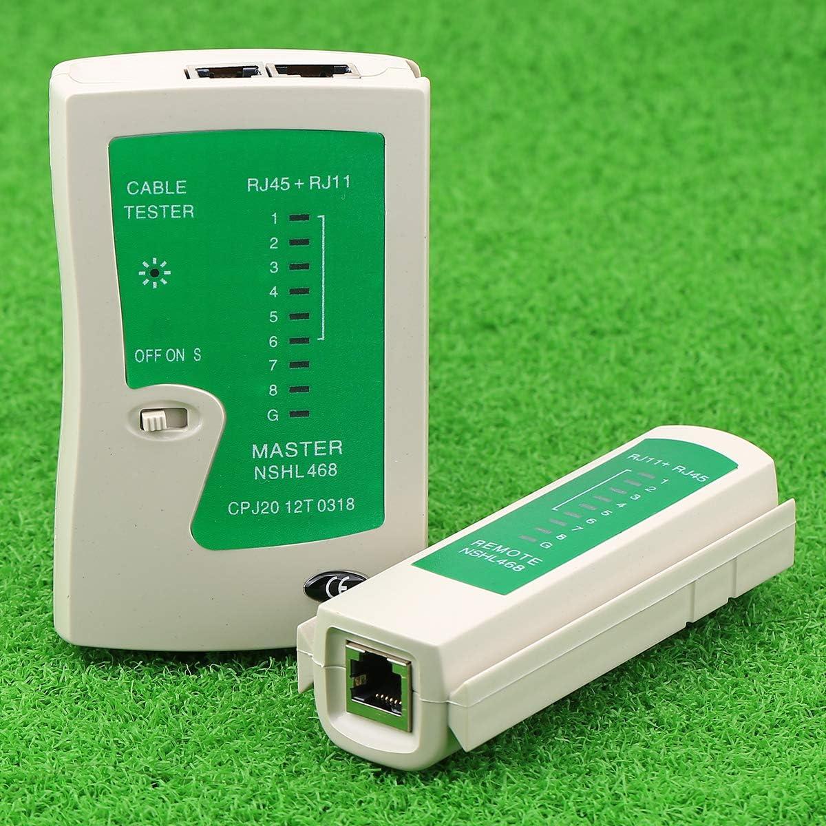Probador de Cable de Red Cruiser NS-468 RJ45 RJ11 CAT5 CAT6
