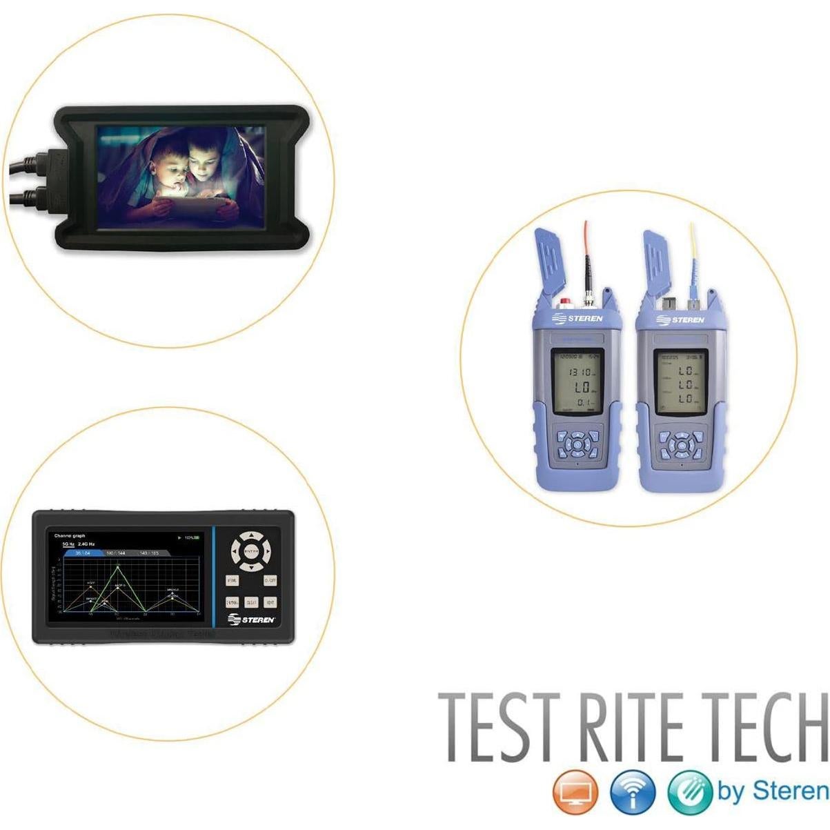 Probador Inalámbrico de Pantalla STEREN WT-500 2.4GHz y 5GHz