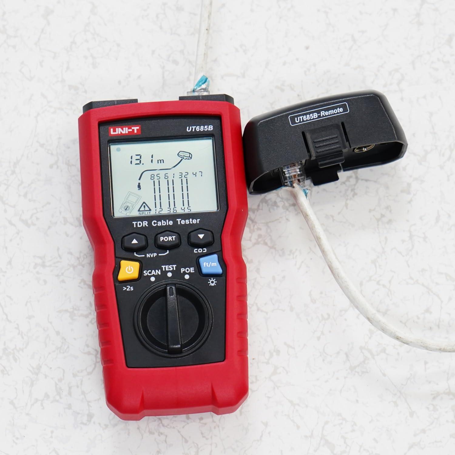 Probador de Cable UNI-T UT685B con Pantalla LCD 2.8"