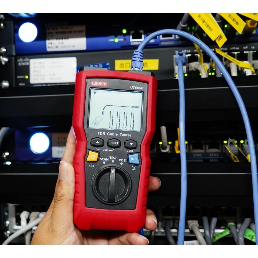 Probador de Cable UNI-T UT685B con Pantalla LCD 2.8"
