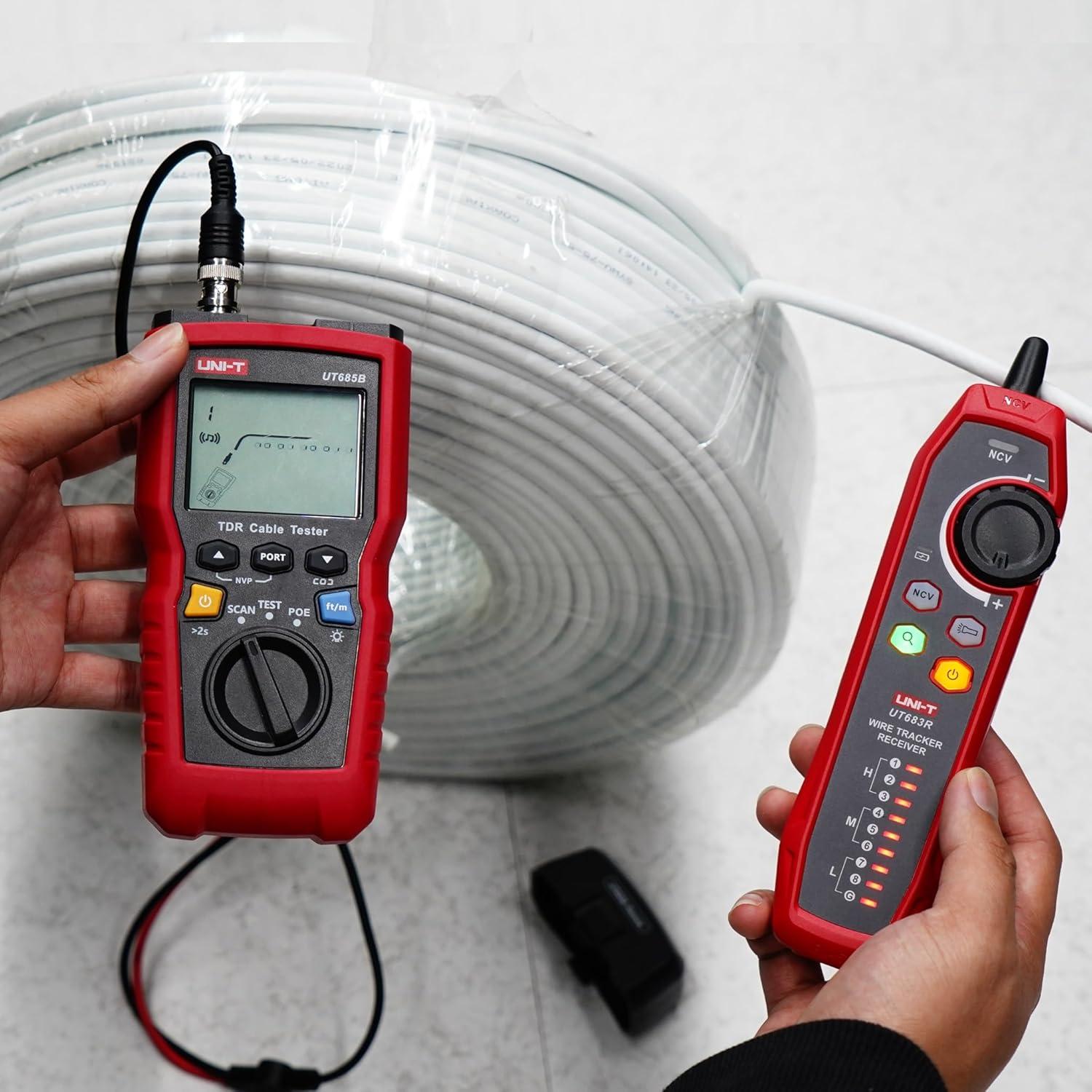 Probador de Cable UNI-T UT685B con Pantalla LCD 2.8"