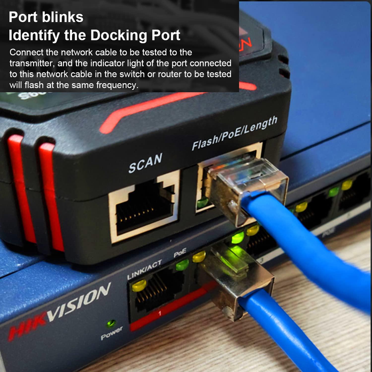 Probador de Cable de Red NOYAFA NF-8209S con Modo Anti-Interferencia