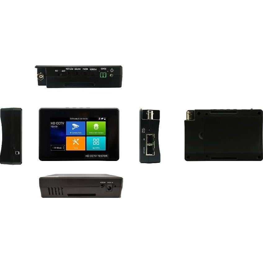 Probador CCTV 5 en 1 EVERSECU 4" Pantalla Táctil 4K